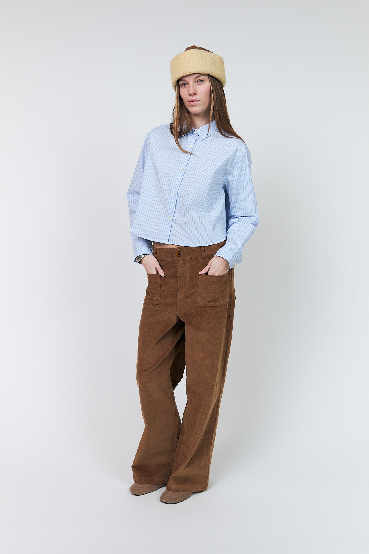 Lollys Laundry MarinaLL kurze Bluse Shirt Hellblau