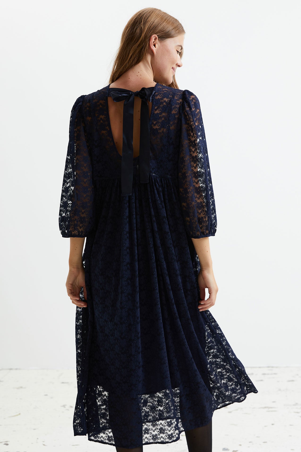 Marion Dress - Dark Blue