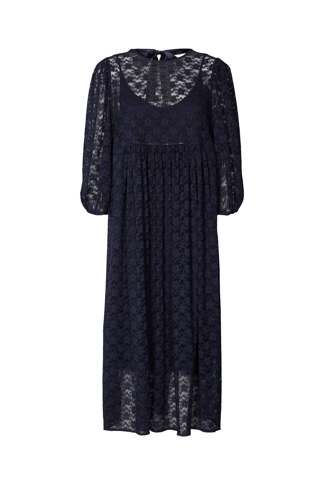 Marion Dress - Dark Blue