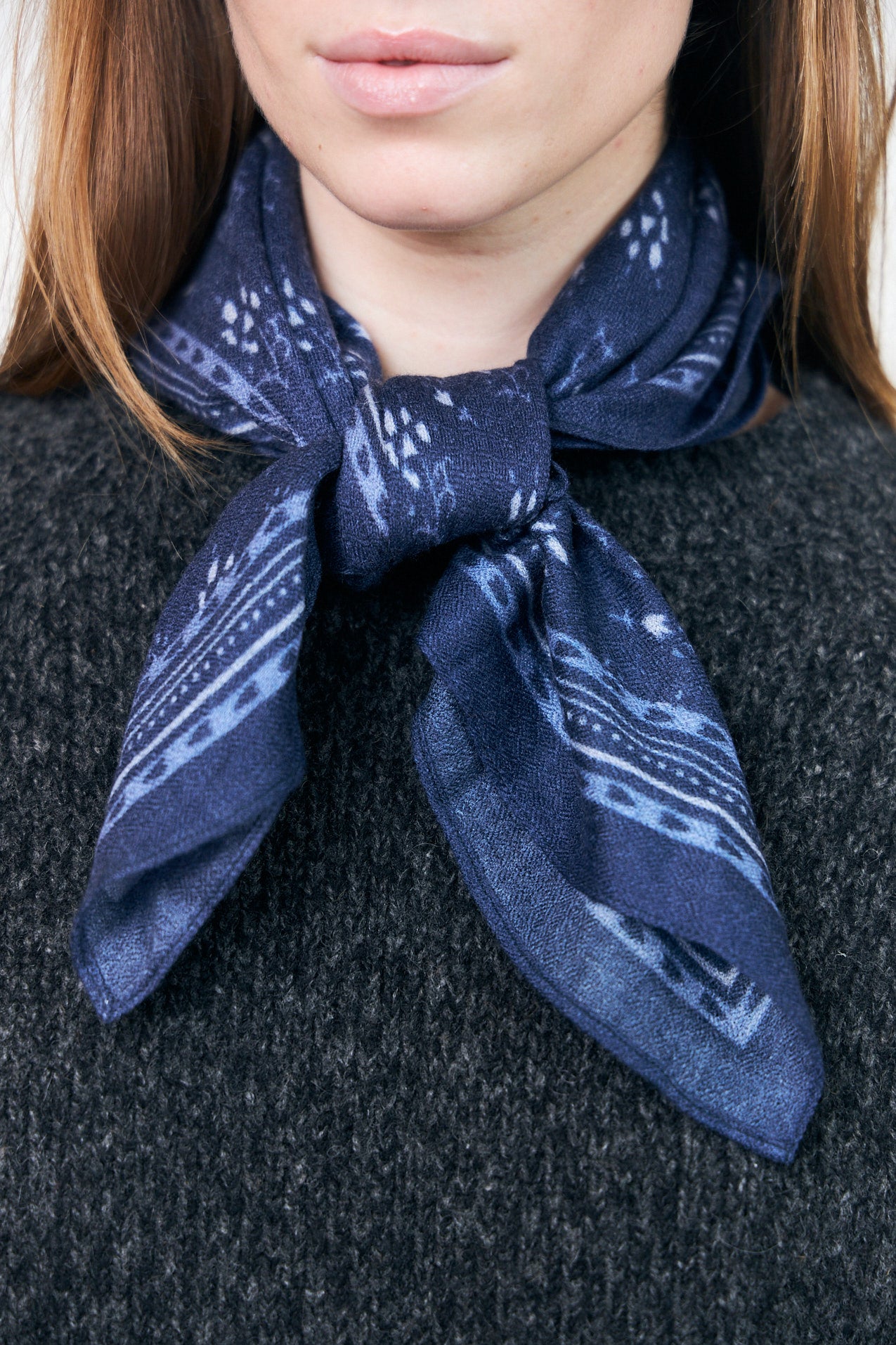 Lollys Laundry MaseLL Tuch scarf Navy