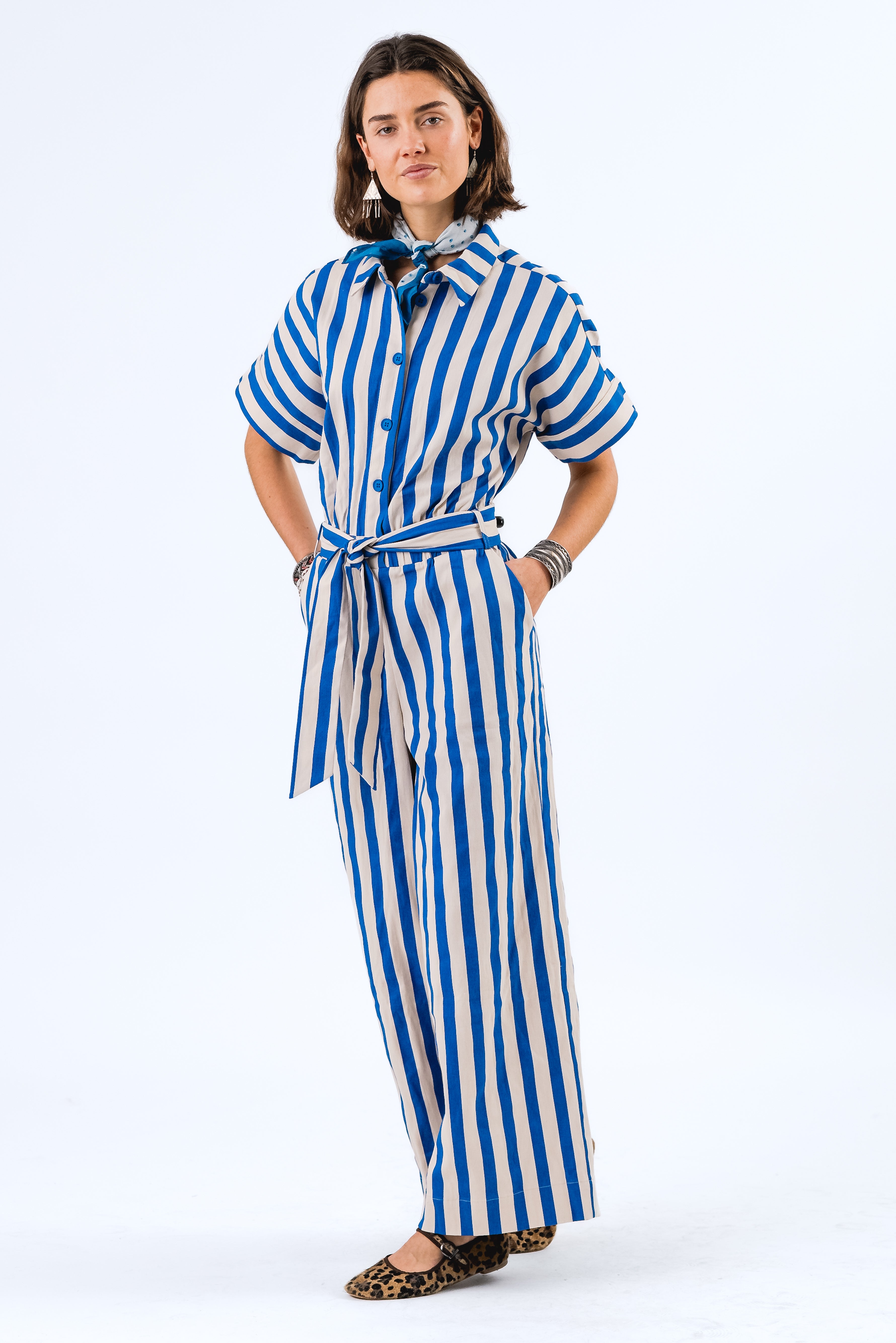 MathildeLL Jumpsuit - Neon Blue