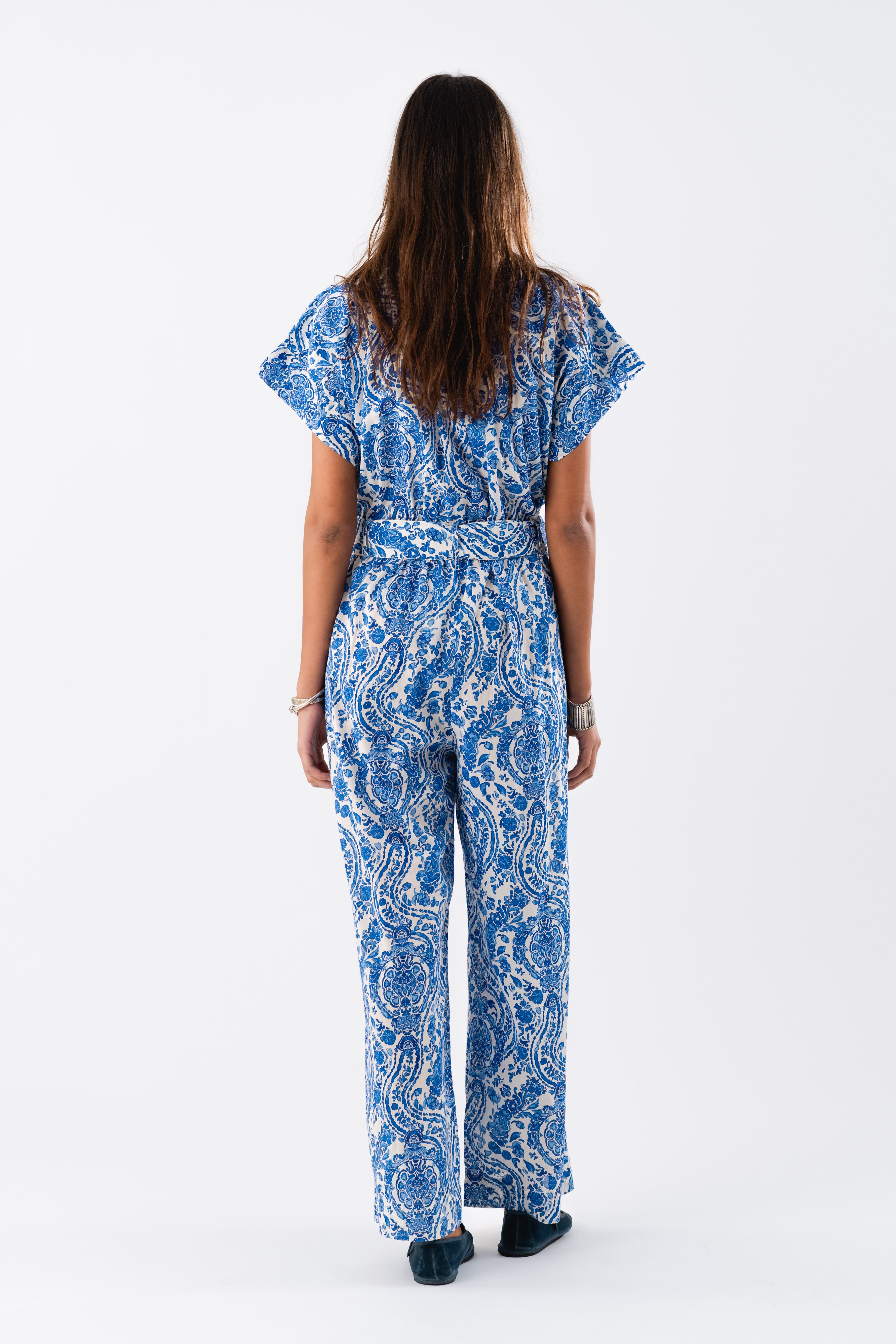 MathildeLL Jumpsuit SS - Blue