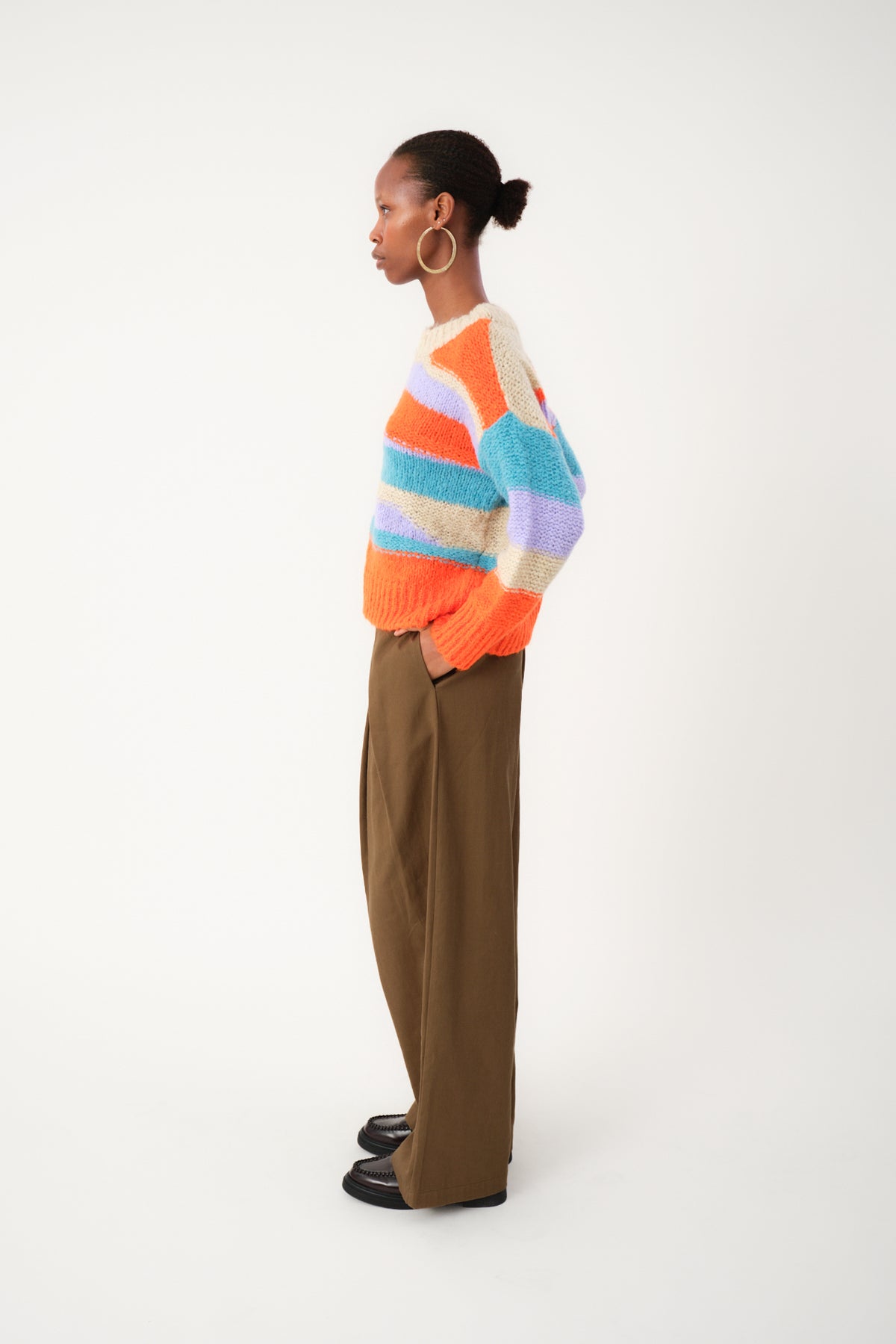 Lollys Laundry MaximaLL Strick Jumper Jumper Rot