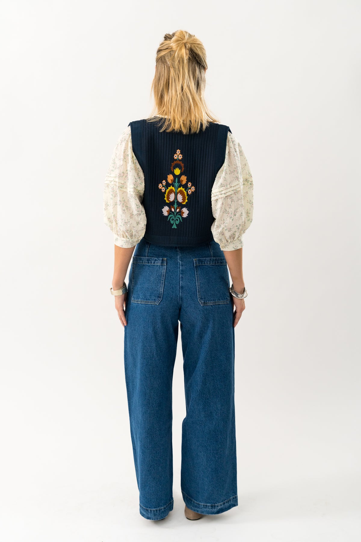 Lollys Laundry MistLL Weste Vest Dunkelblau