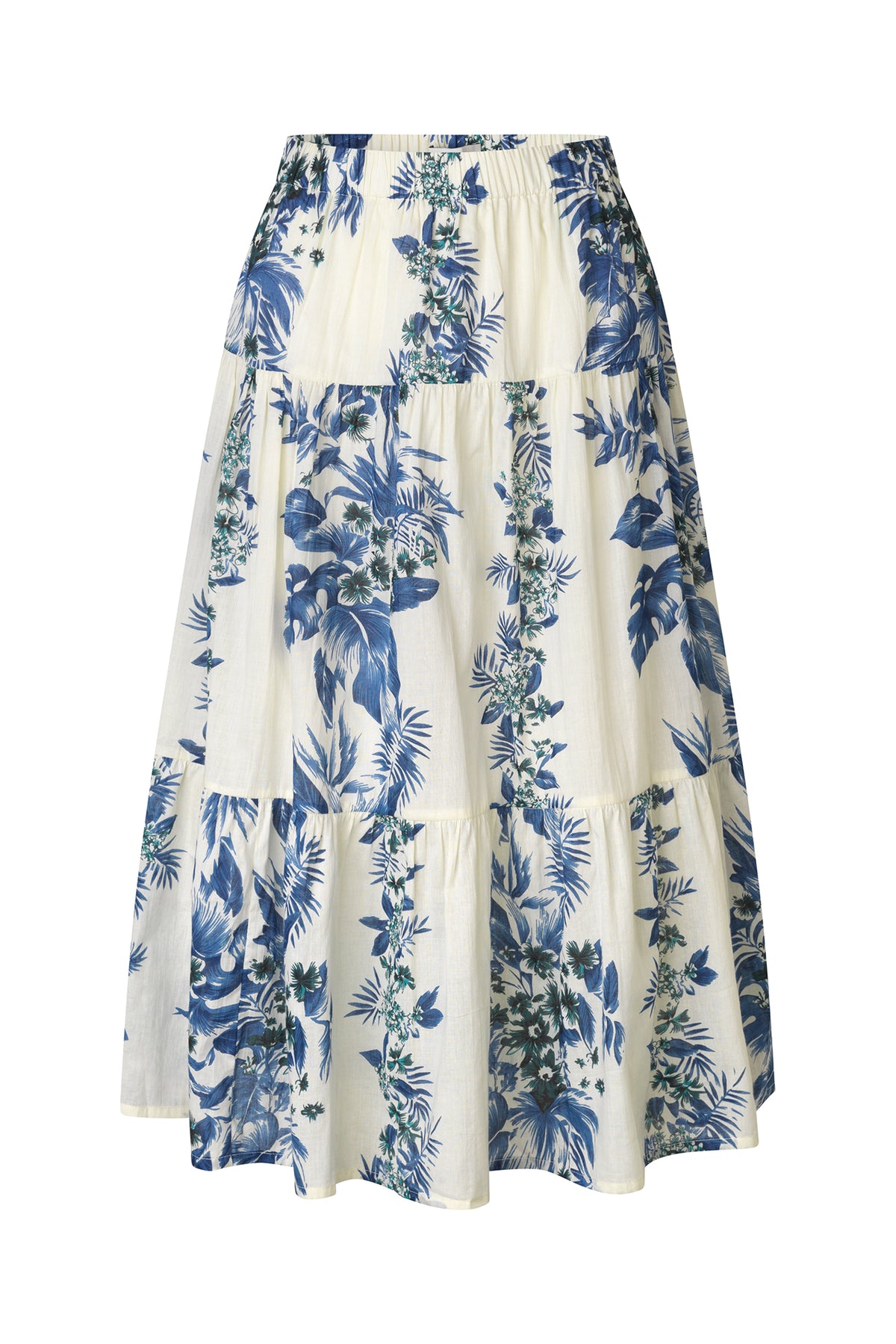 Lollys Laundry MorningLL Midi Rock Skirt Blau