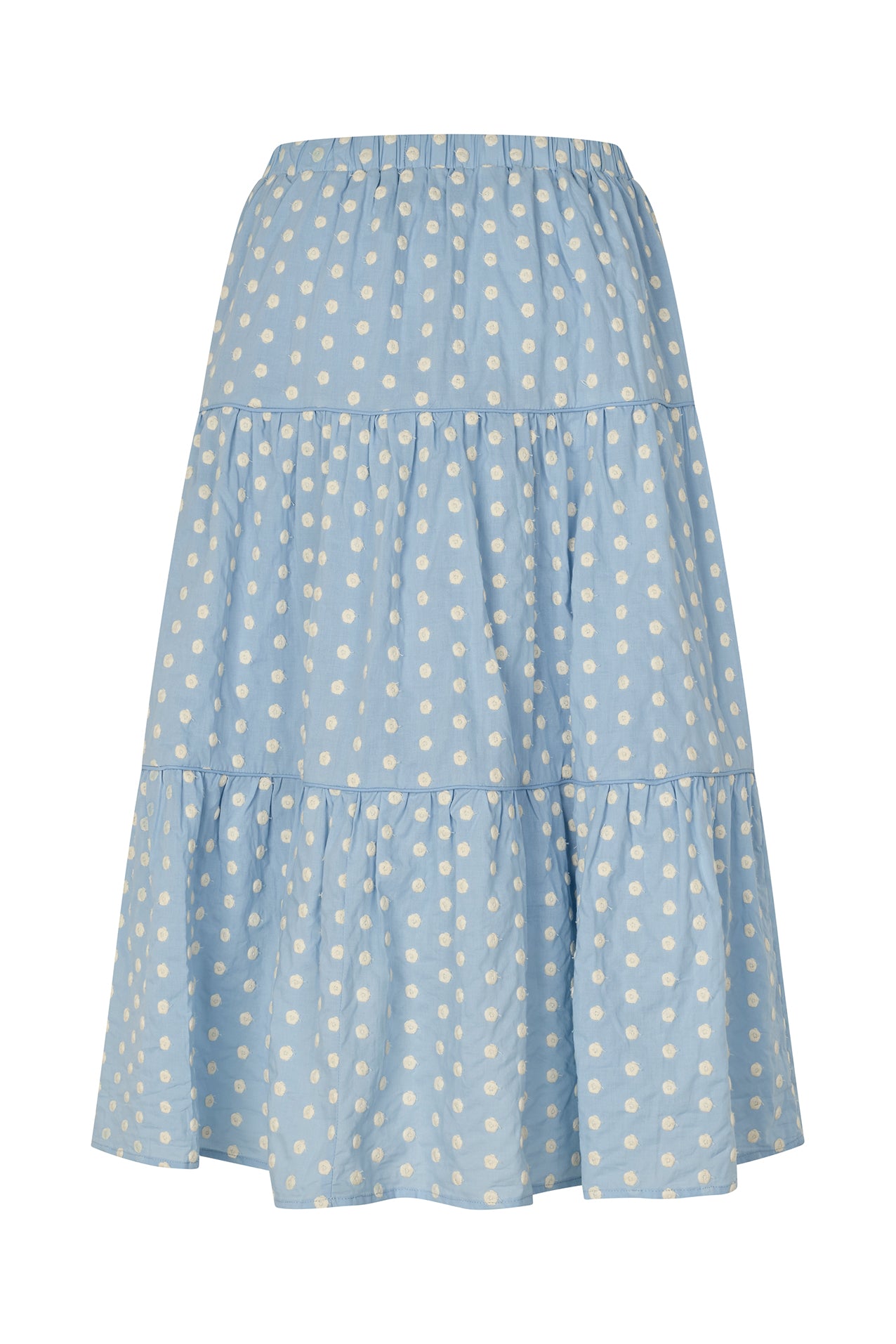 Lollys Laundry MorningLL Midi Rock Skirt Hellblau