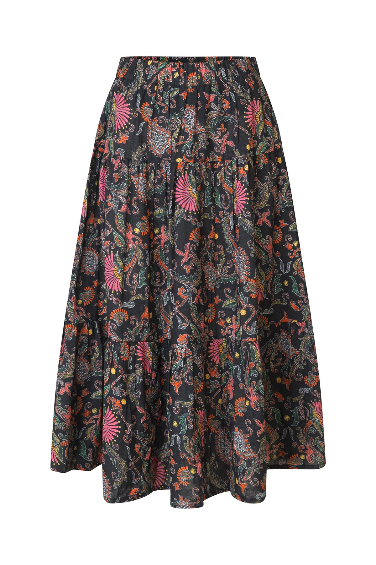 Lollys Laundry MorningLL Midi Röcke Skirt Blumenmuster