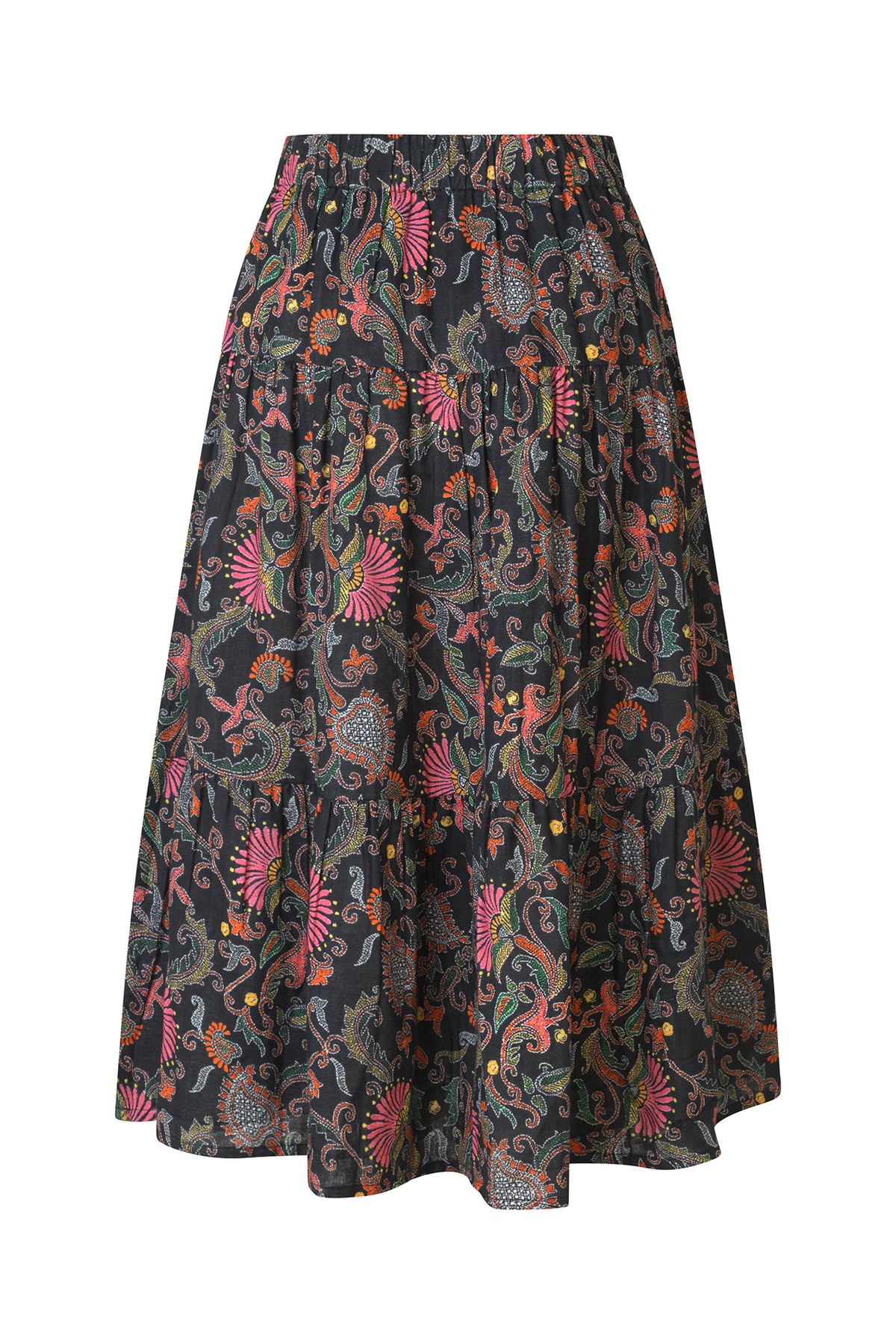 Lollys Laundry MorningLL Midi Röcke Skirt Blumenmuster