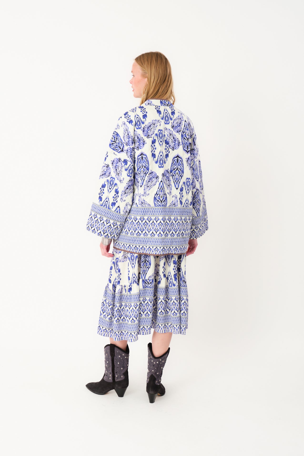 Lollys Laundry MorningLL Midi Röcke Skirt 20 Blue
