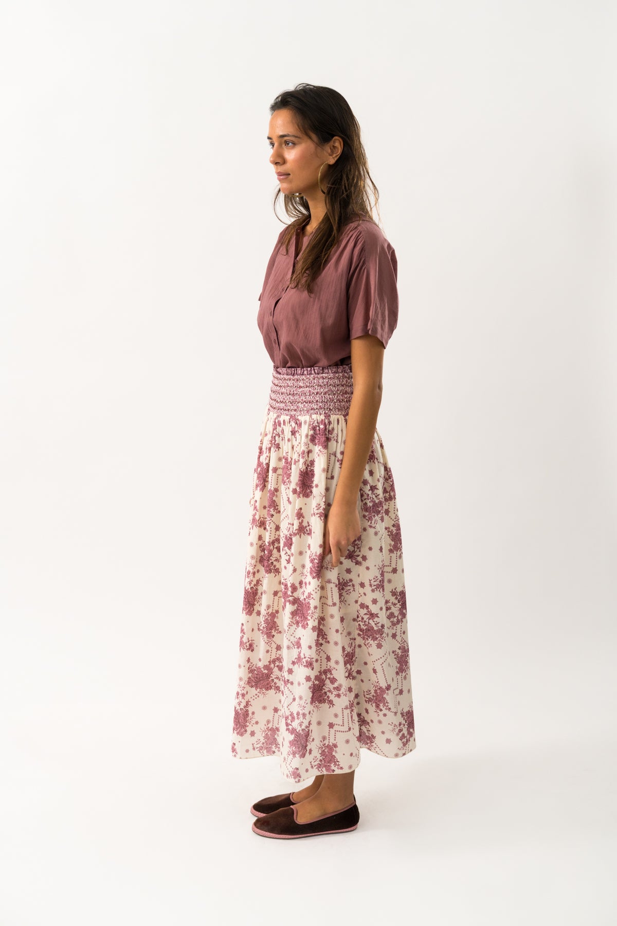 Lollys Laundry MyaLL Hemdbluse Shirt Bordeaux