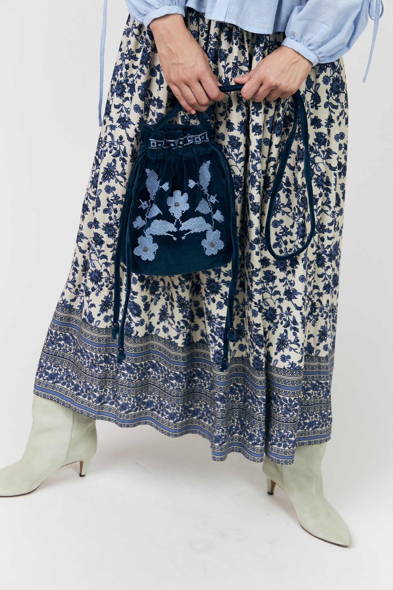 Lollys Laundry MyraLL Maxirock Skirt 20 Blue