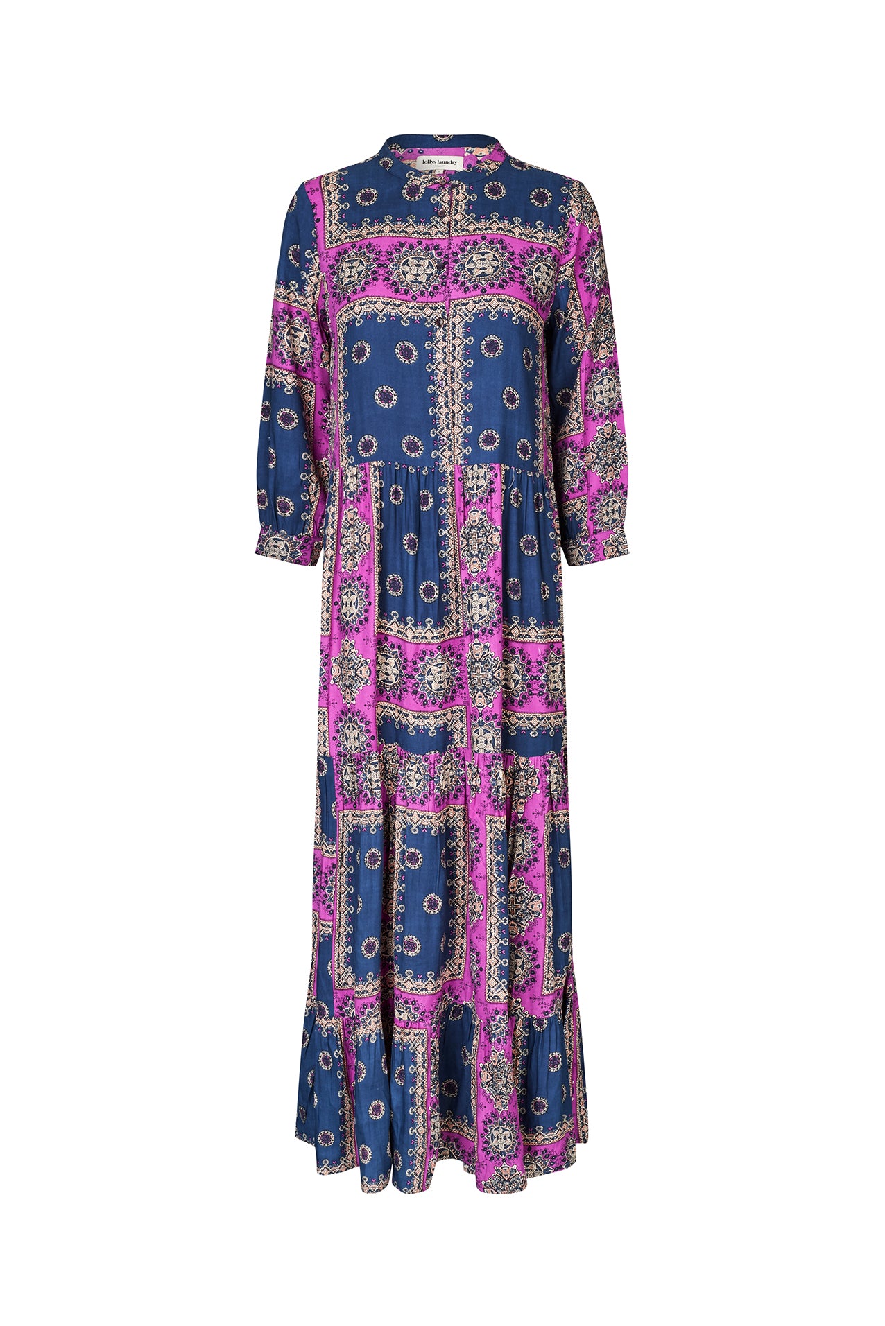 NeeLL Maxi Dress LS - Dark Blue