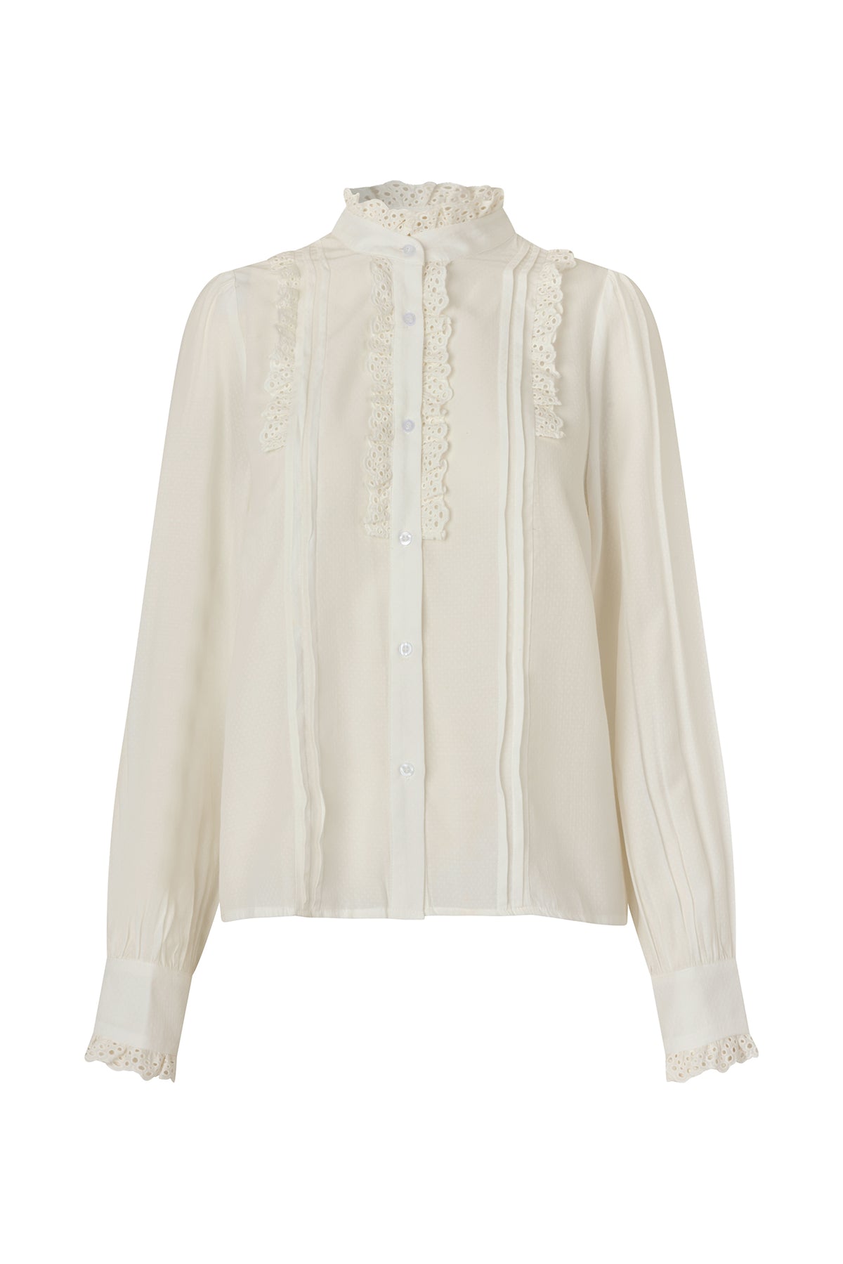 Lollys Laundry NellieLL Shirt LS Shirt Weiß