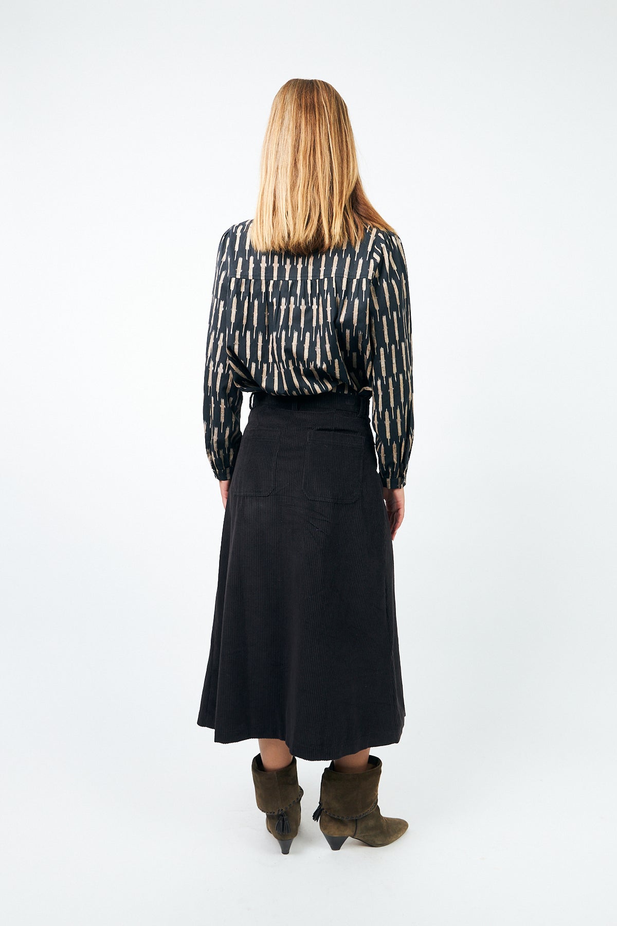 Lollys Laundry NickyLL Hemdbluse Shirt Schwarz