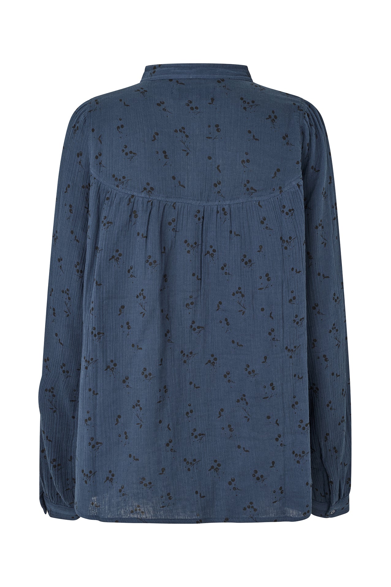 NickyLL Shirt LS - Dark Blue