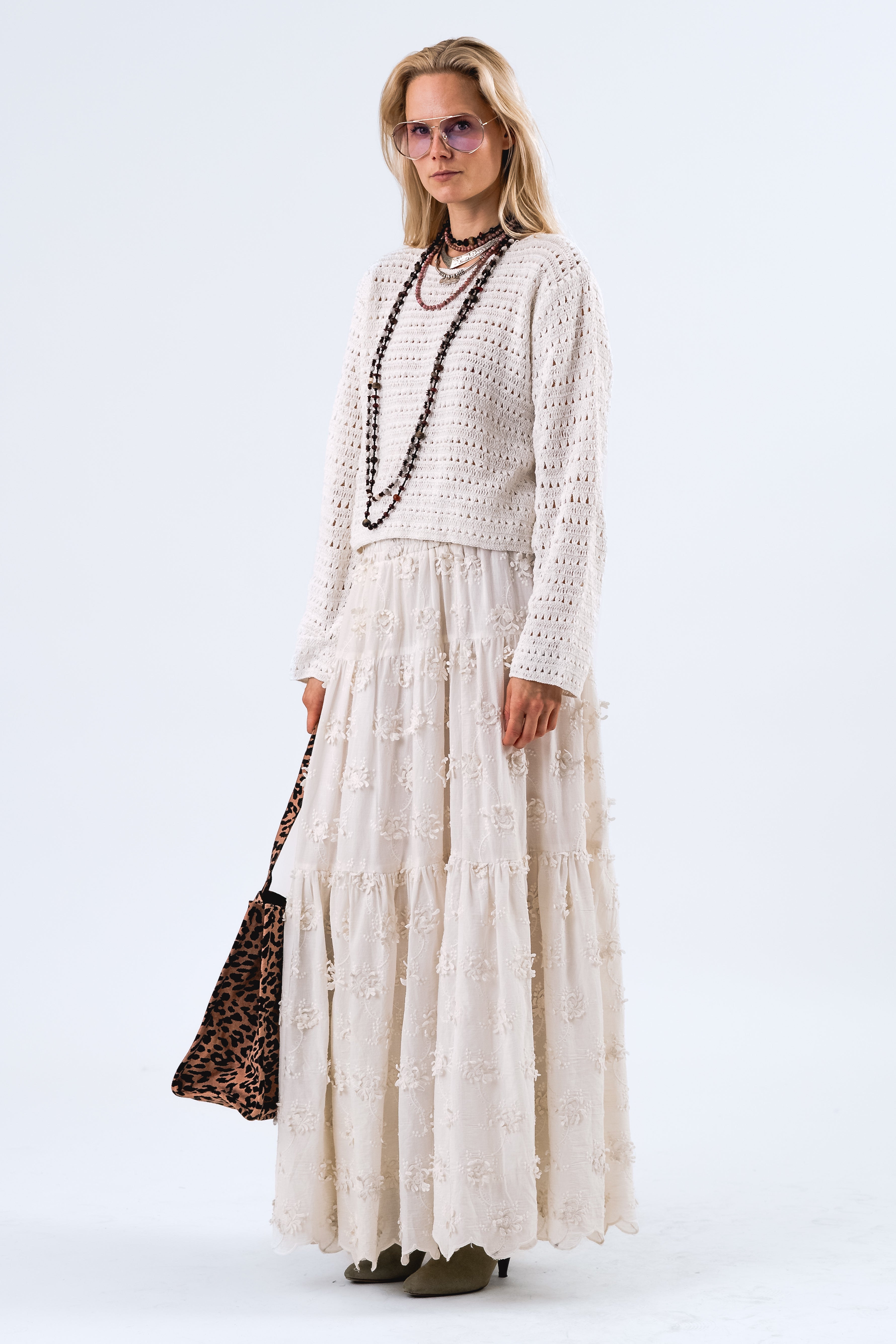 NoelleLL Strickpullover - Creme