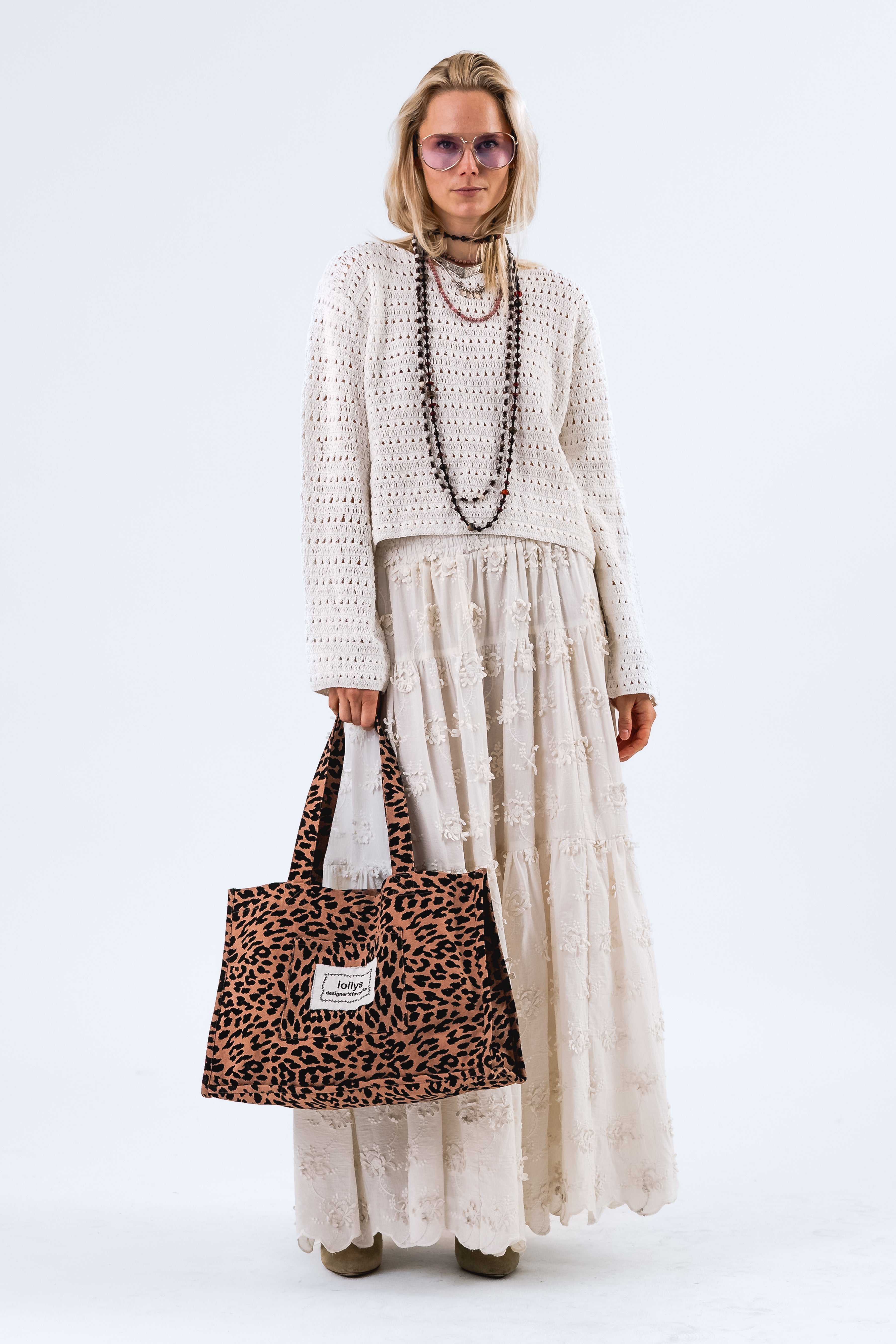 NoelleLL Strickpullover - Creme