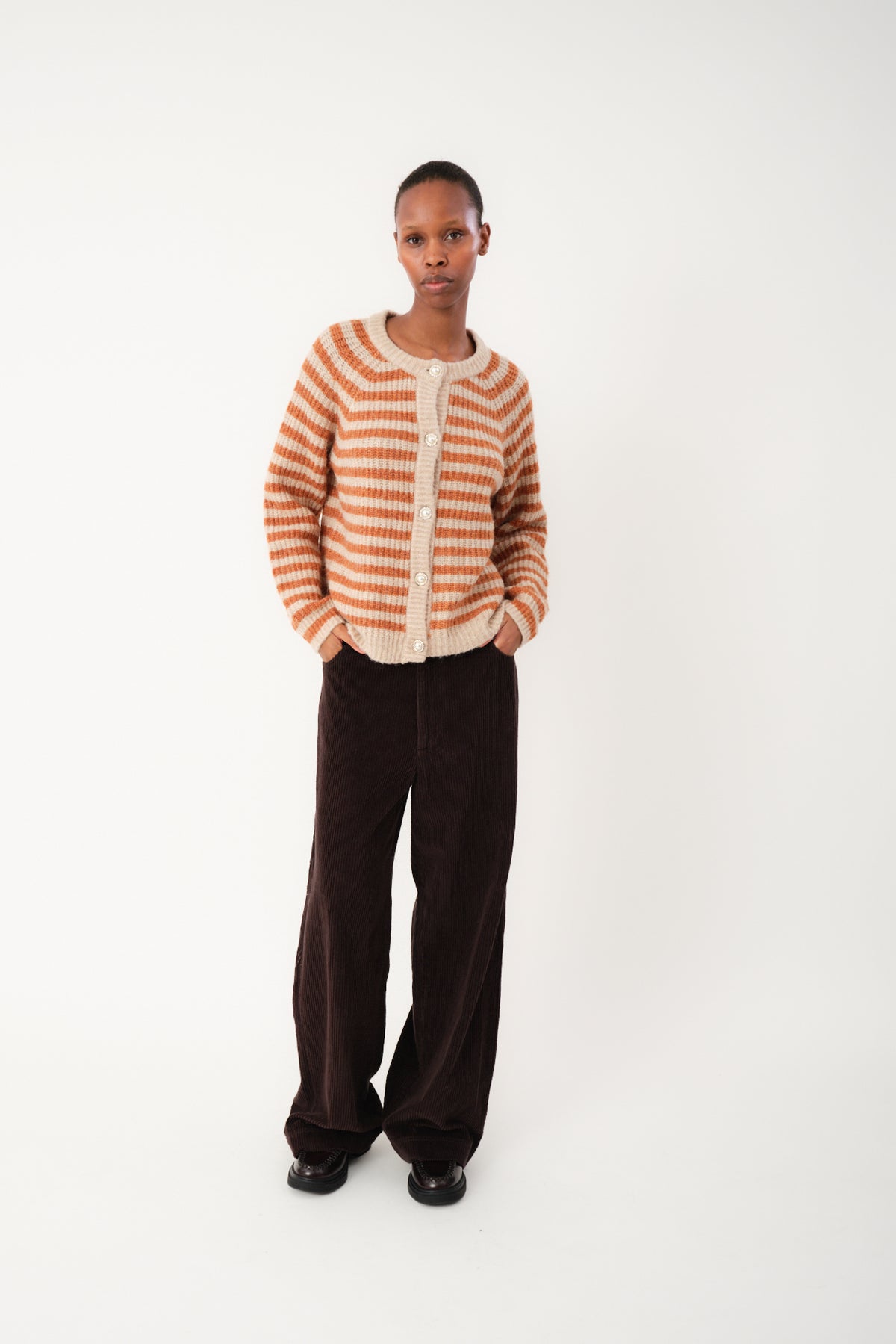 Lollys Laundry NovaLL Cardigan Cardigan Rostbraun