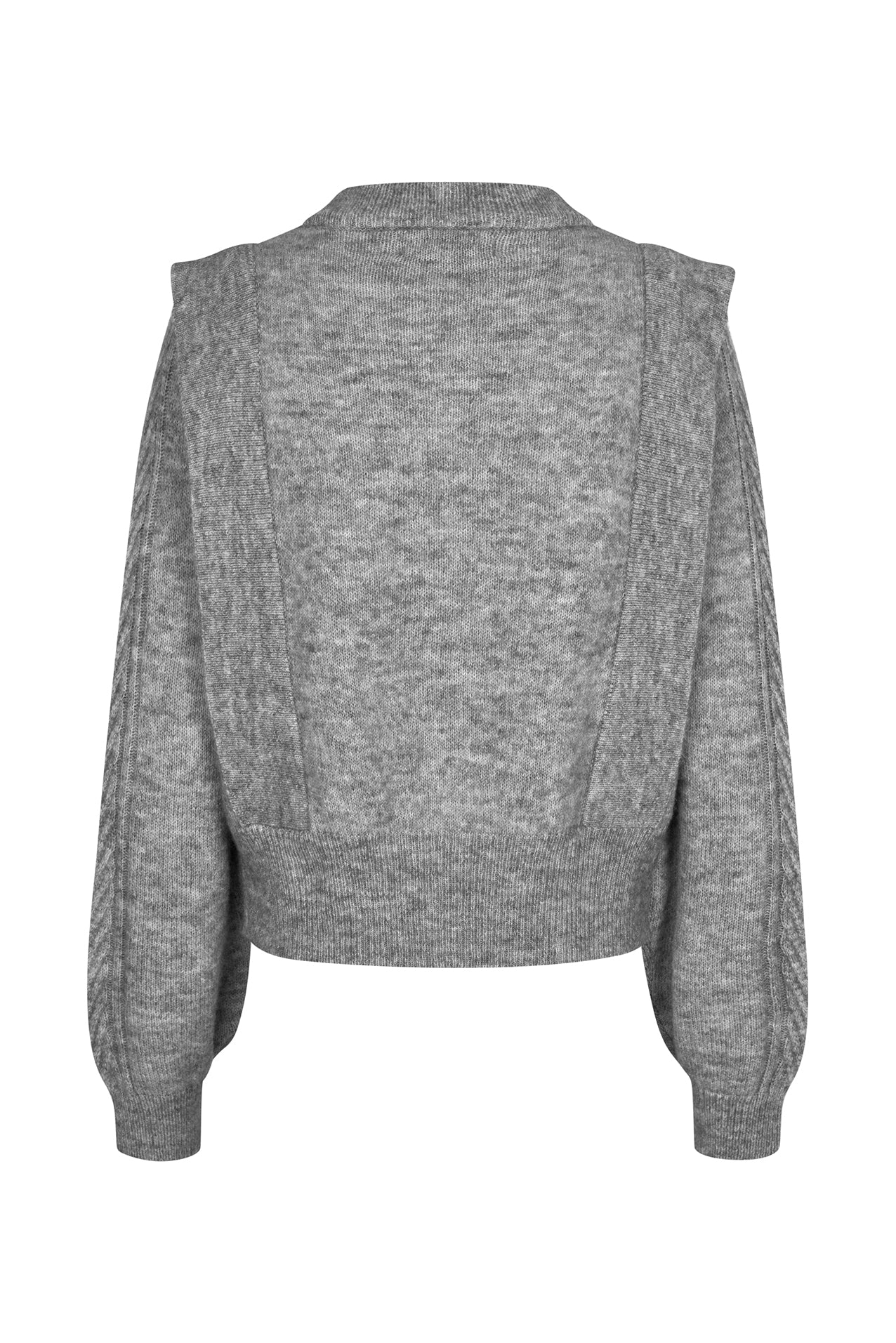 NoviaLL Cardigan - Light Grey Melange