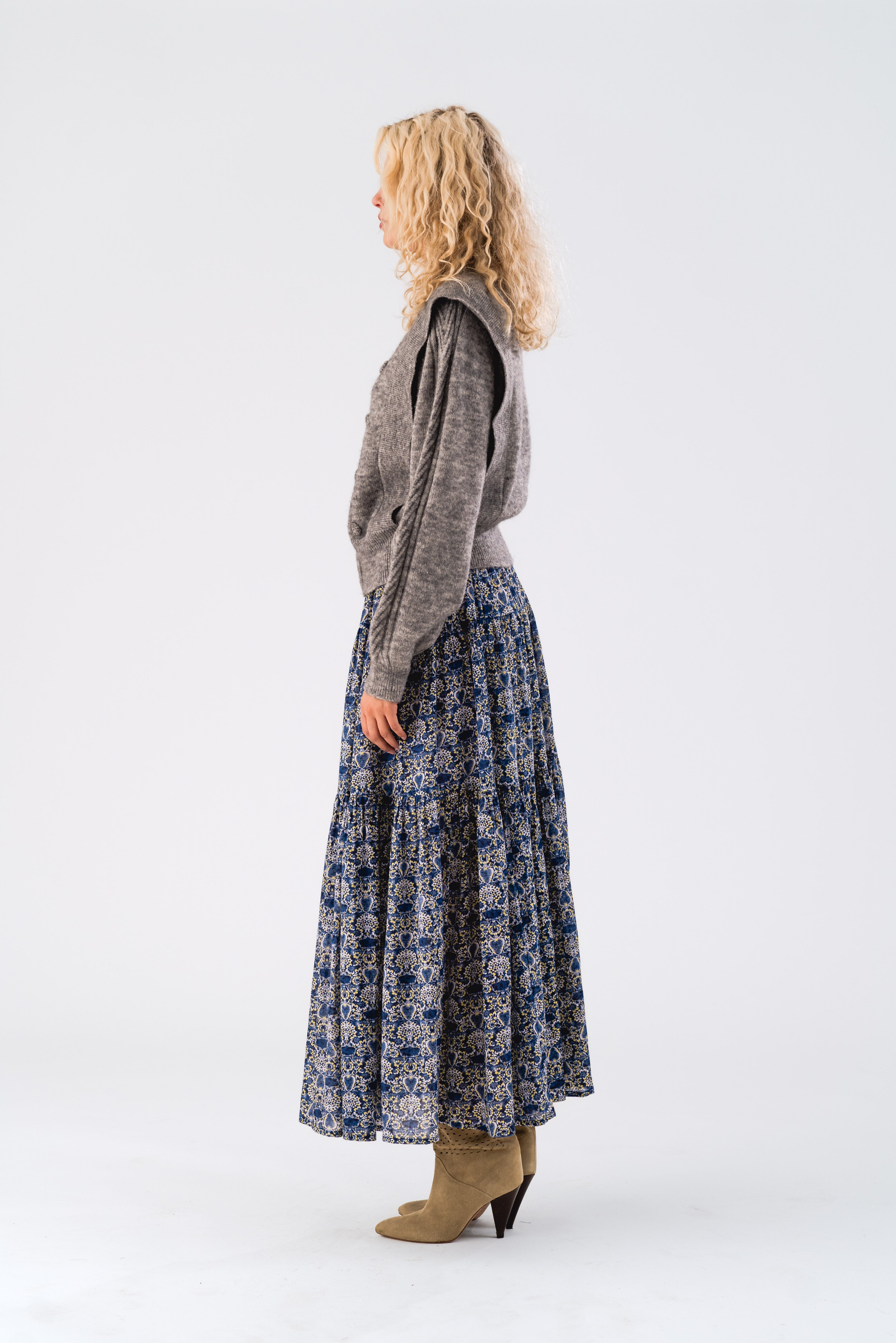 Lollys Laundry NoviaLL Cardigan Cardigan 13 Light Grey Melange