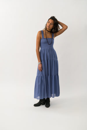 Lollys Laundry NudaLL Maxi Kleid Dress 20 Blue