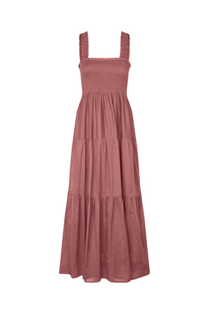 Lollys Laundry NudaLL Maxi Kleid Dress 34 Mauve