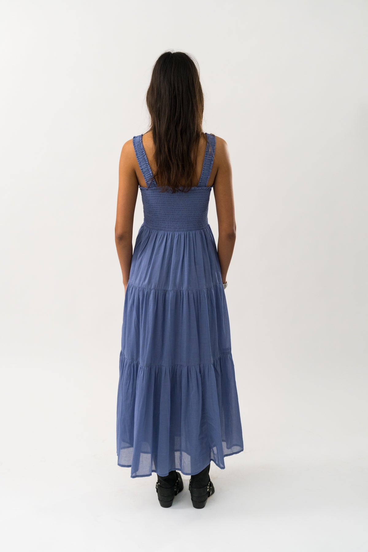 Lollys Laundry NudaLL Maxi Kleid Dress Blau