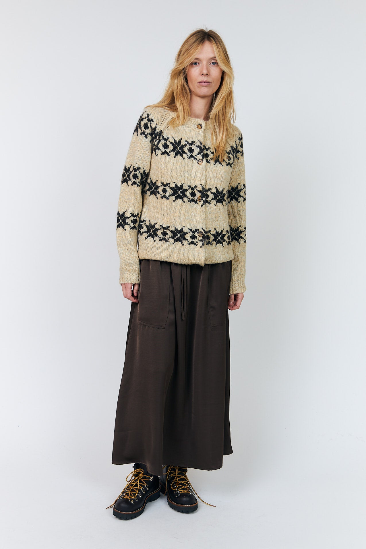 Lollys Laundry PadovaLL Strickjacke Cardigan Creme