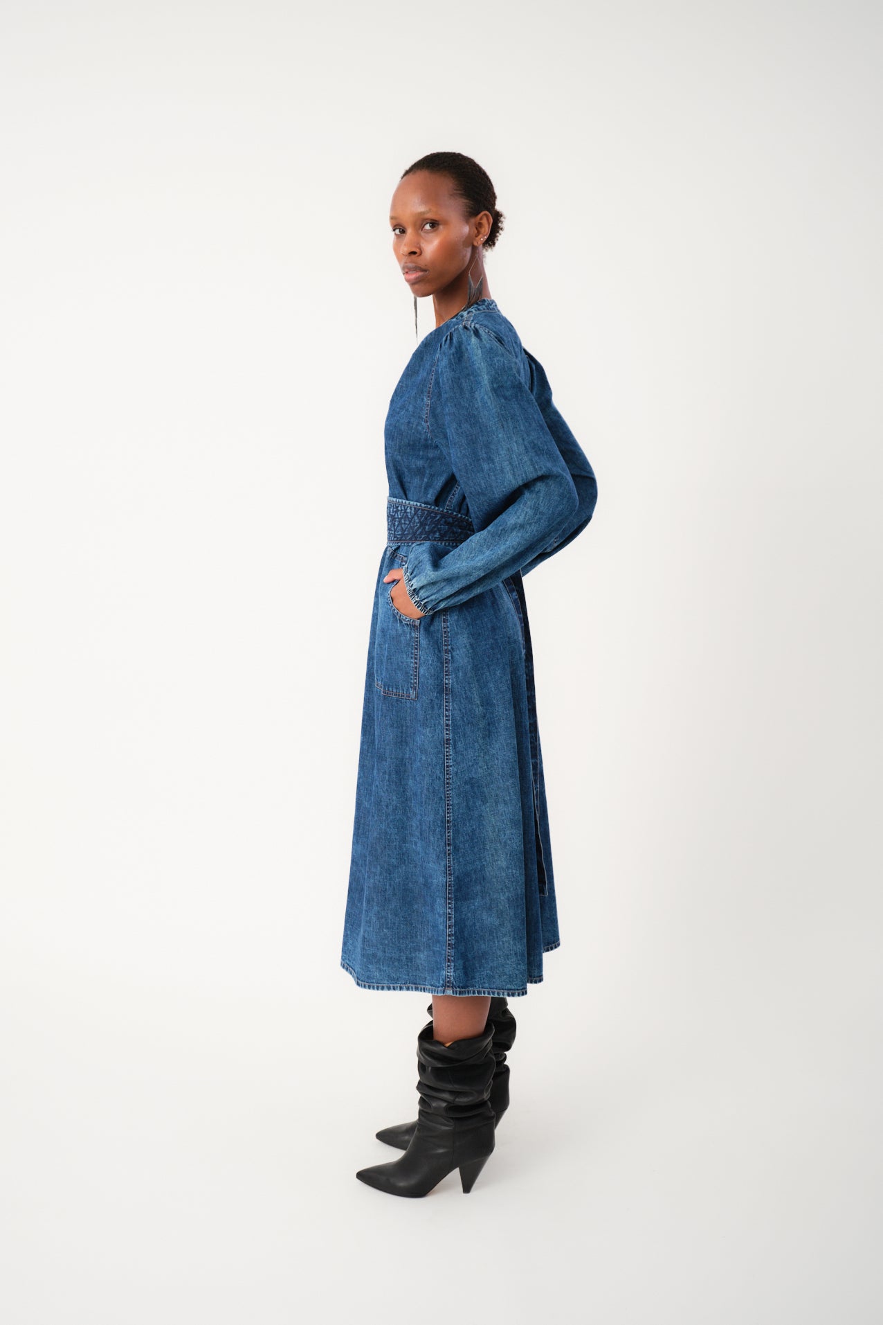 Lollys Laundry ParisLL Midi Kleid Dress 20 Blue