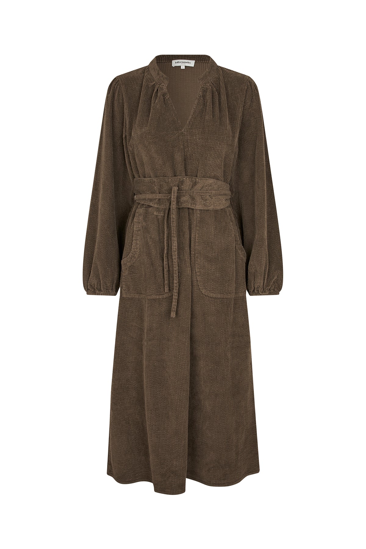 Lollys Laundry ParisLL Midi Kleid Dress Dunkelbraun