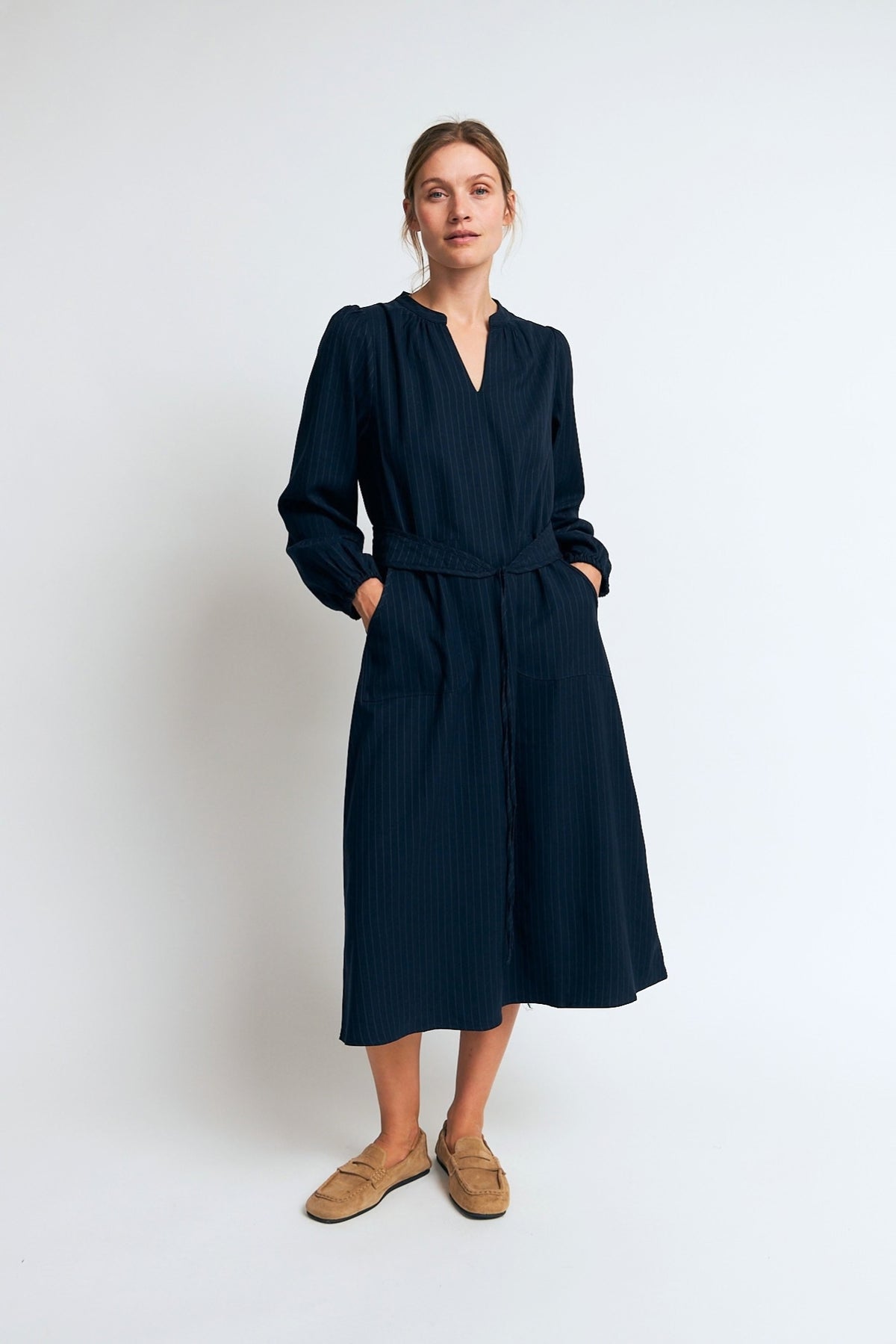ParisLL Midi Kleid - Navy