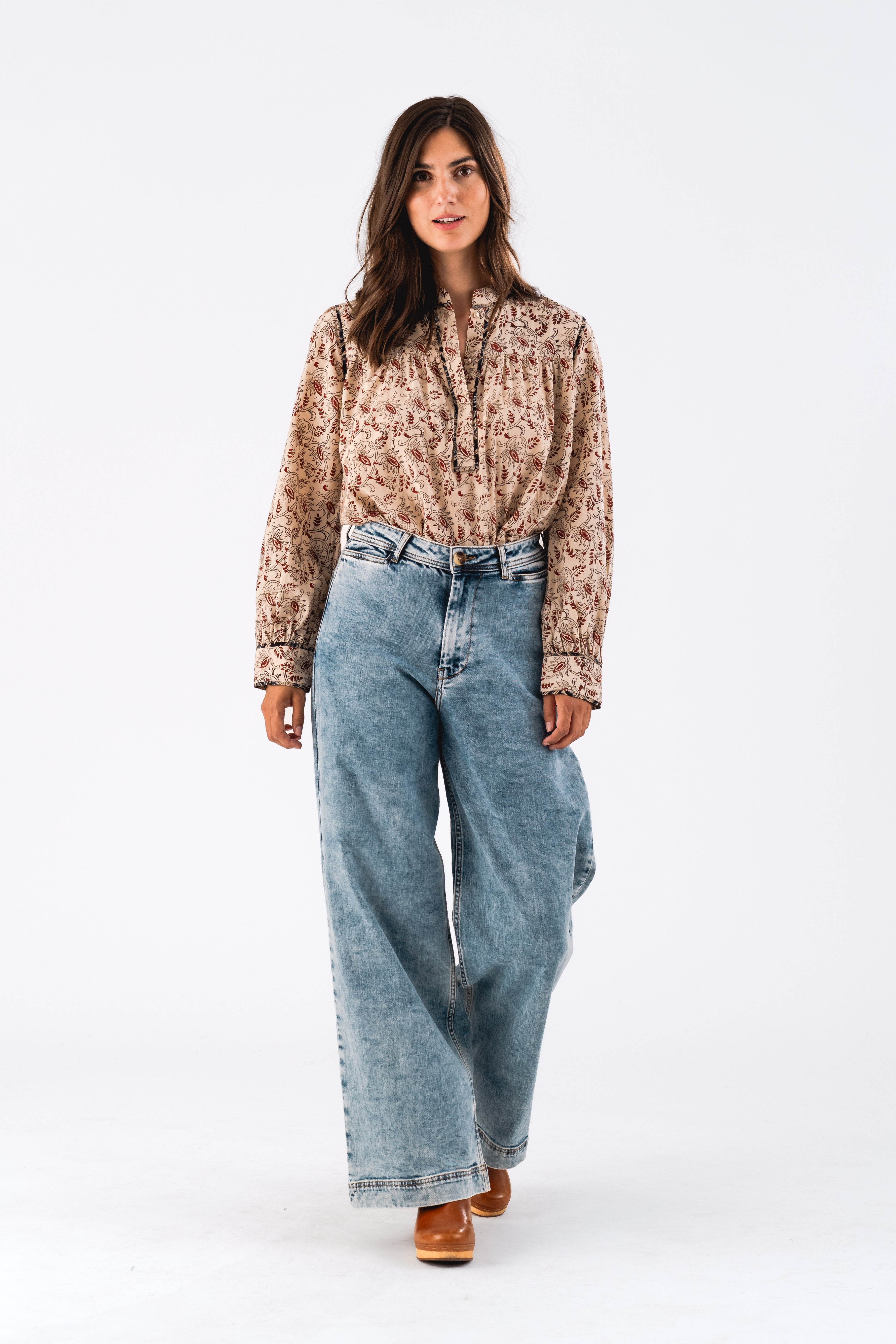 RaeLL Shirt LS - Flower Print