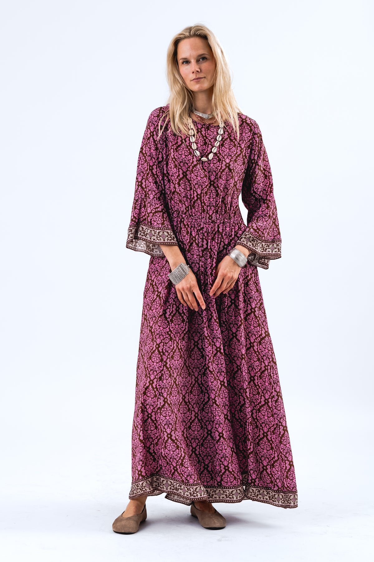 Lollys Laundry RainaLL Maxi Kleid Dress Pink