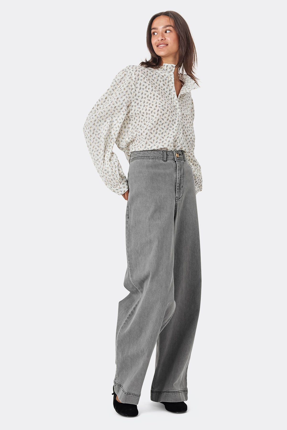 Lollys Laundry RampurLL Shirt LS Shirt Creme