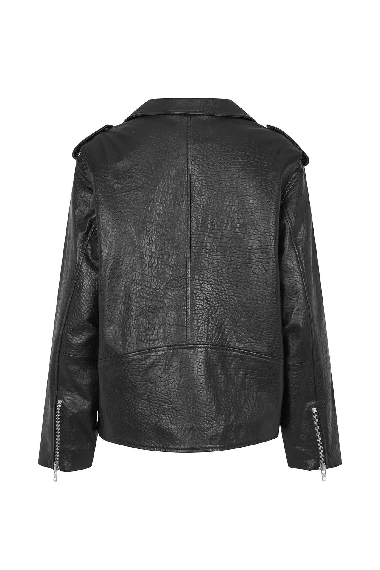 RayLL Lederjacke - Black