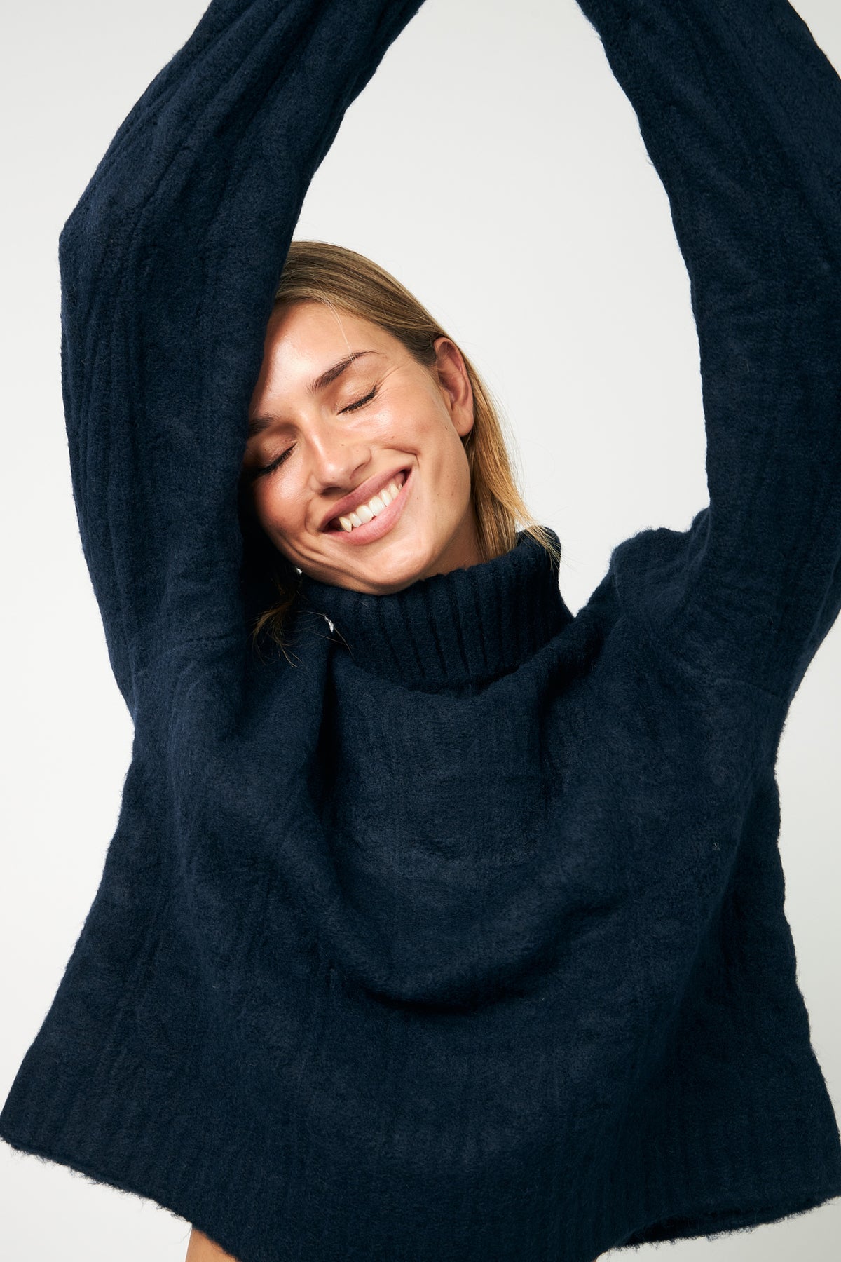 Lollys Laundry ResnoLL Strick Jumper Jumper Dunkelblau