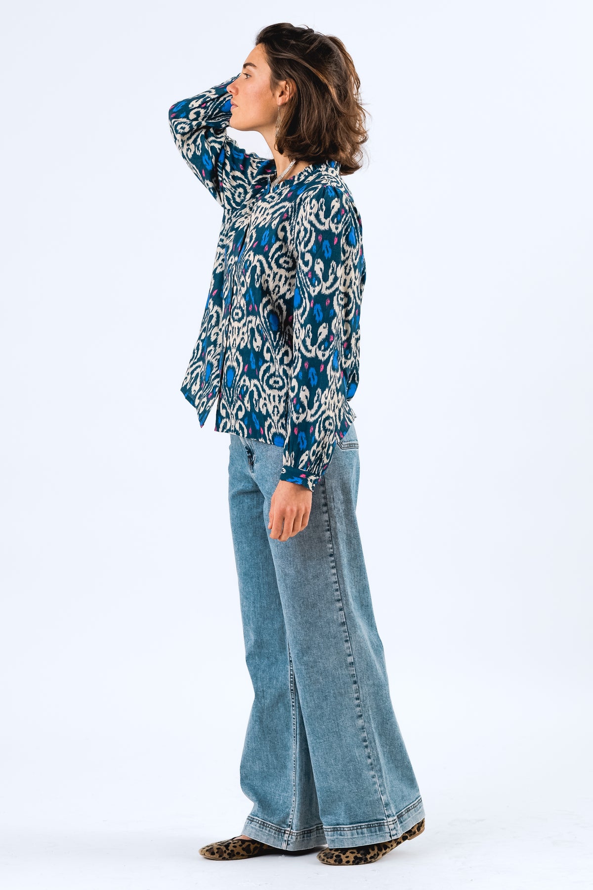 Lollys Laundry RiverLL Hemdbluse Shirt Grafikprint