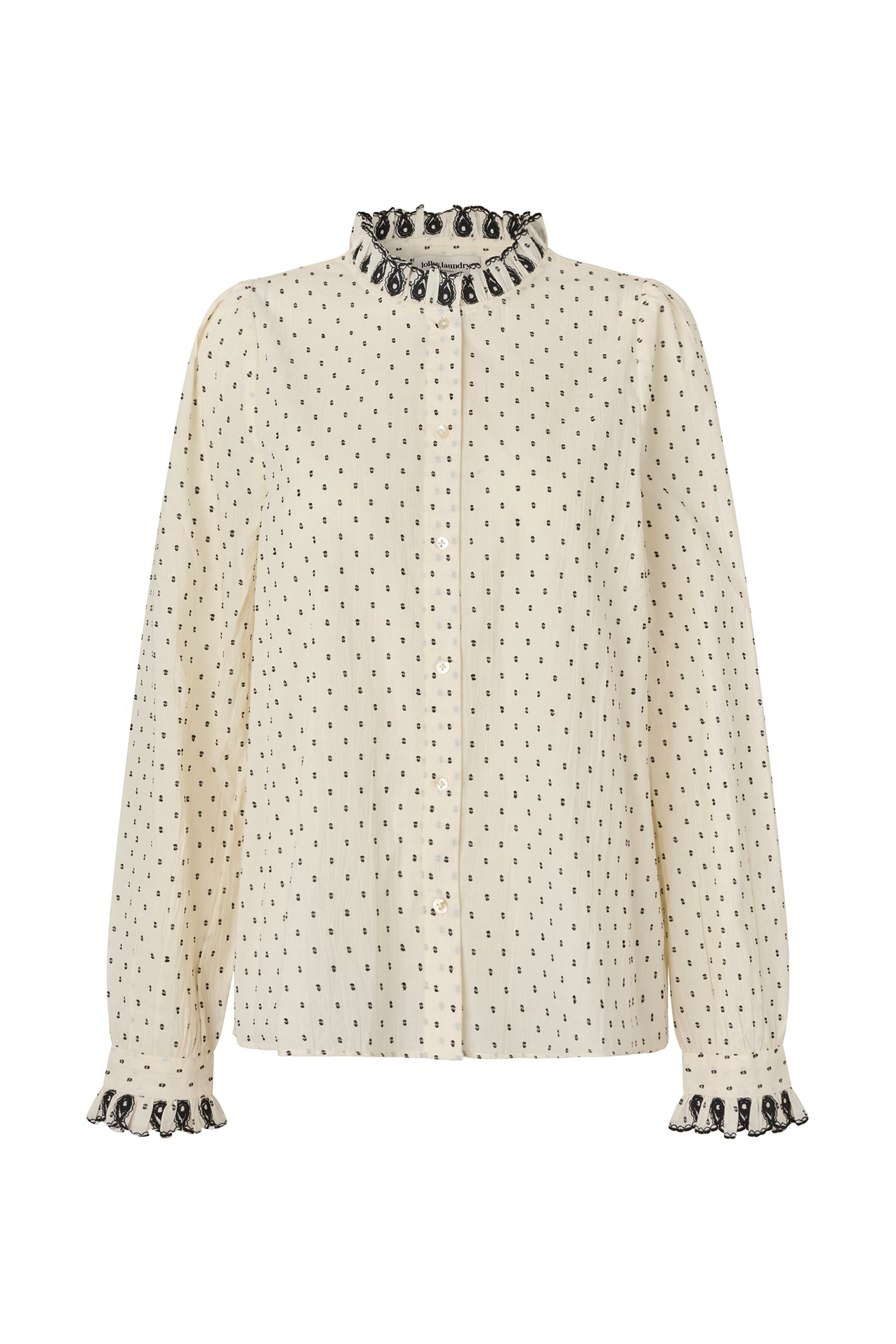 Lollys Laundry RiverLL Shirt LS Shirt 02 Creme