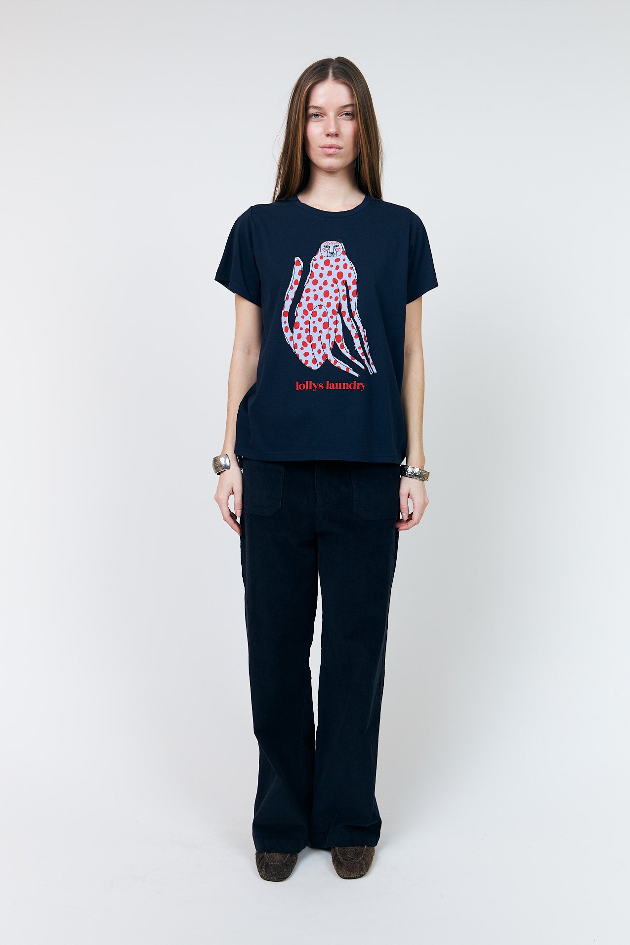 Lollys Laundry RomaLL Cat T-Shirt T-shirt Dunkelblau