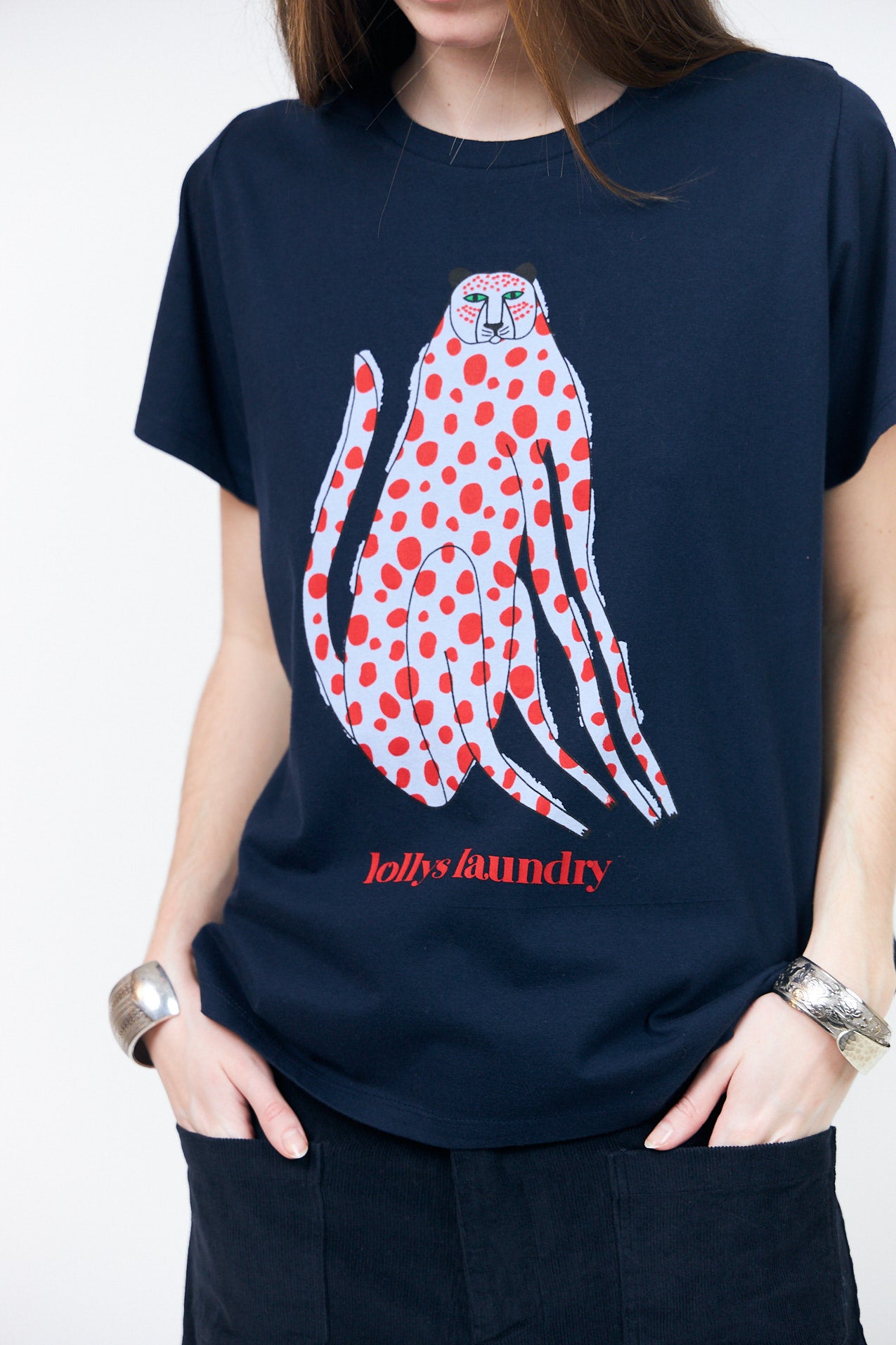 RomaLL Cat T-Shirt - Dunkelblau