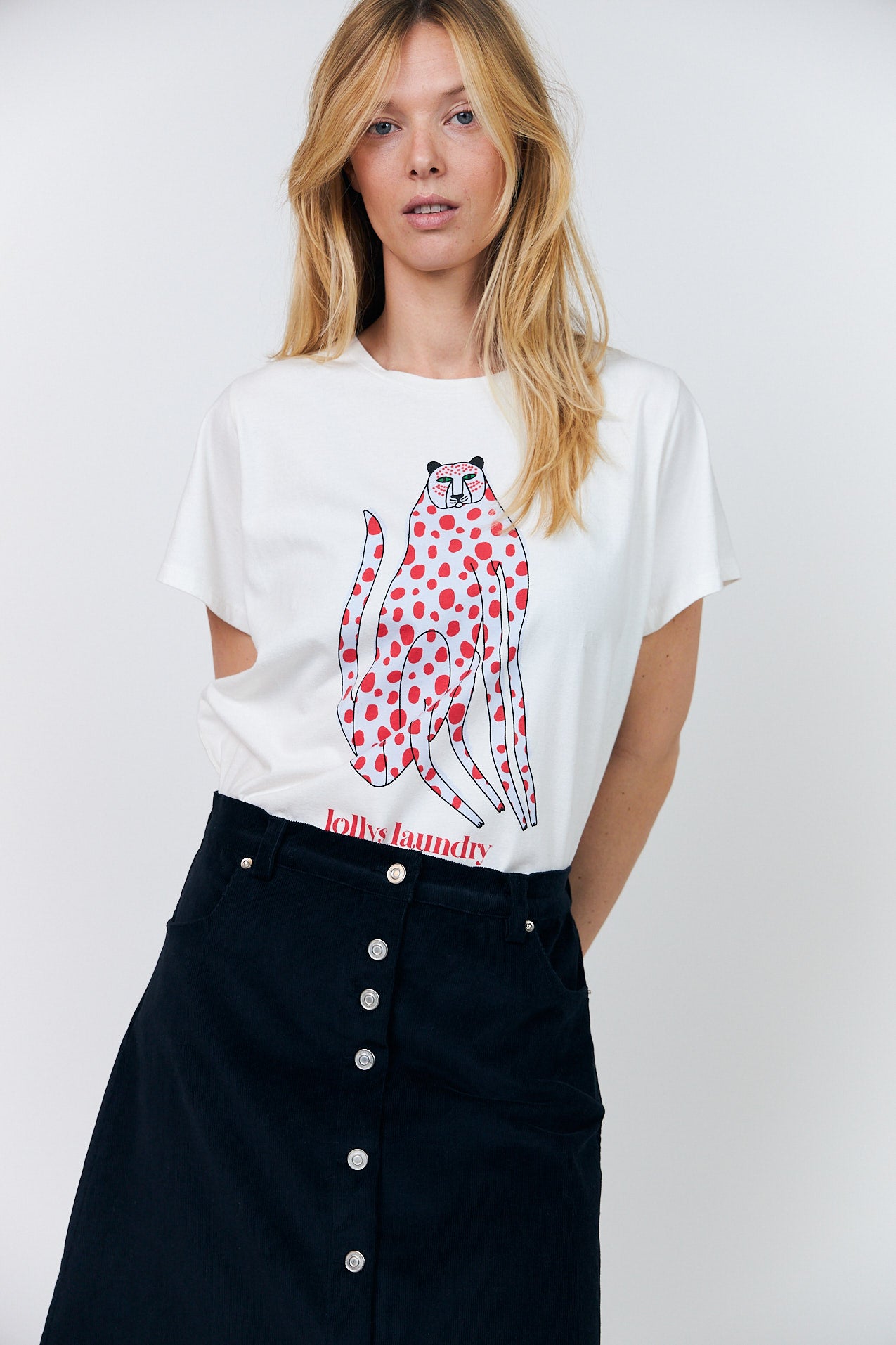 Lollys Laundry RomaLL Cat T-Shirt T-shirt Weiß
