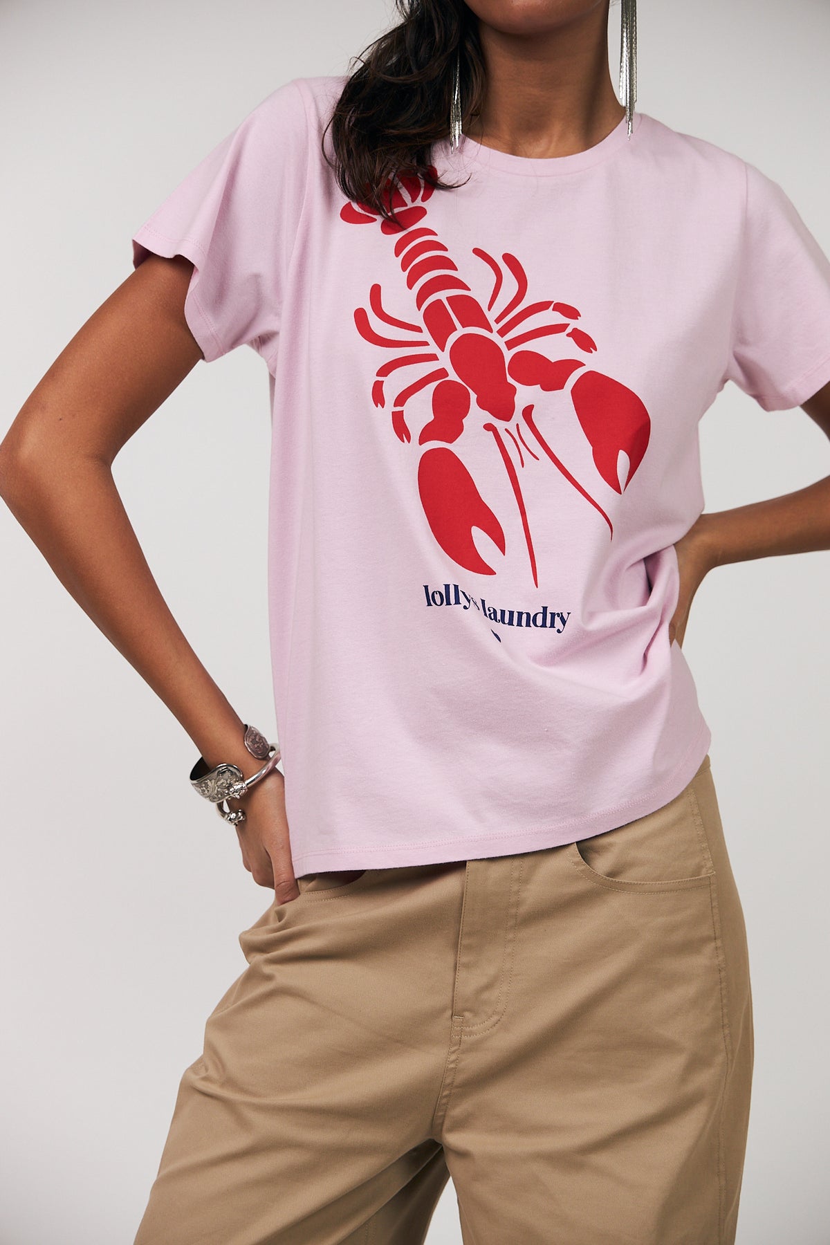 Lollys Laundry RomaLL Hummer T-Shirt T-shirt Rot
