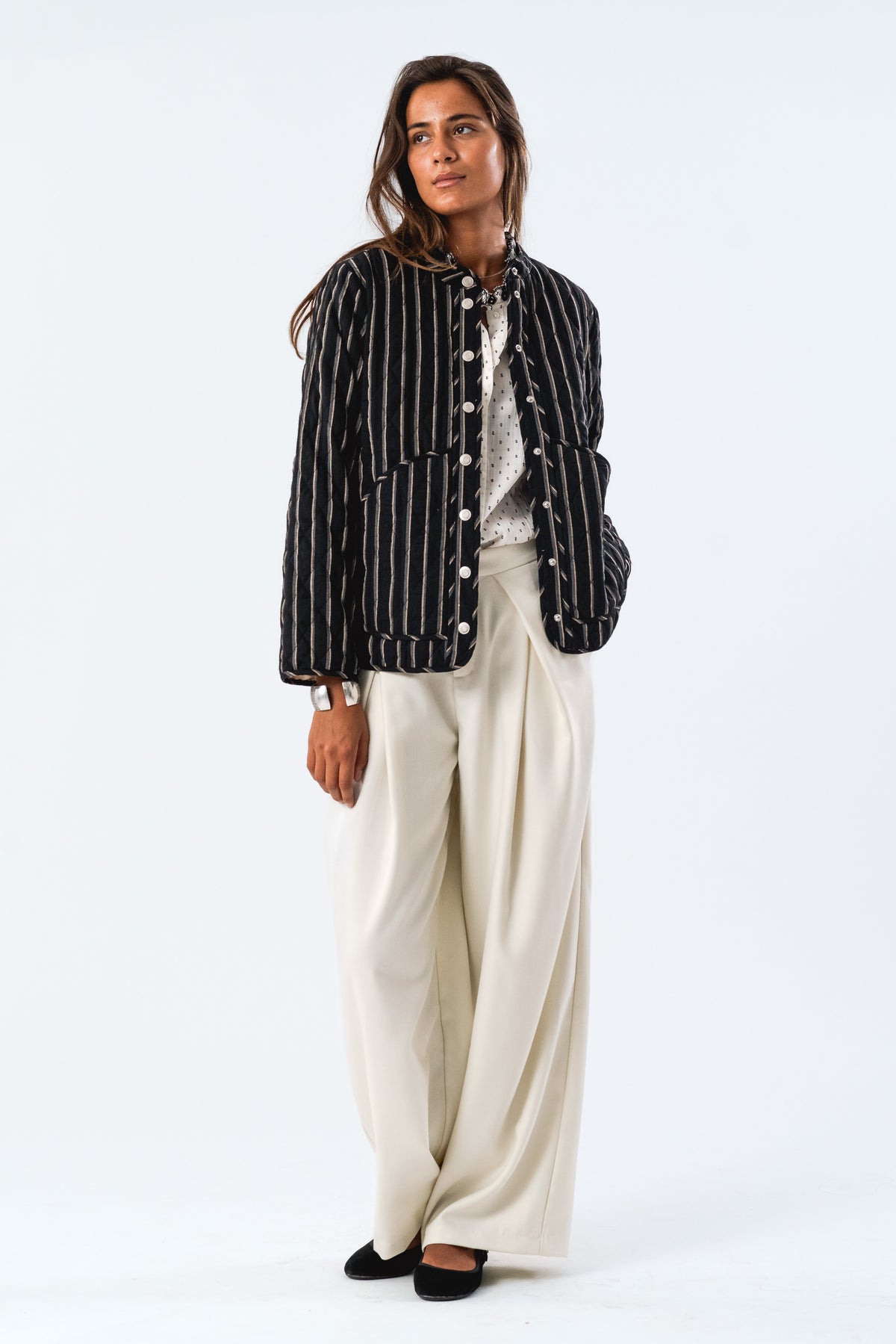 RomeLL Jacket LS - Streifen