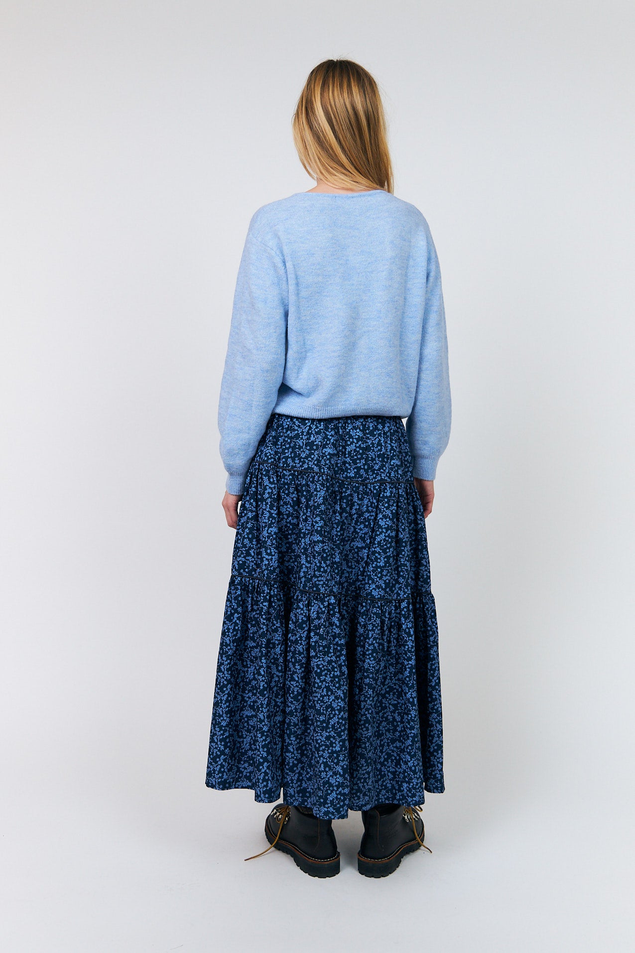 Lollys Laundry RoweLL Strickjacke Cardigan Hellblau