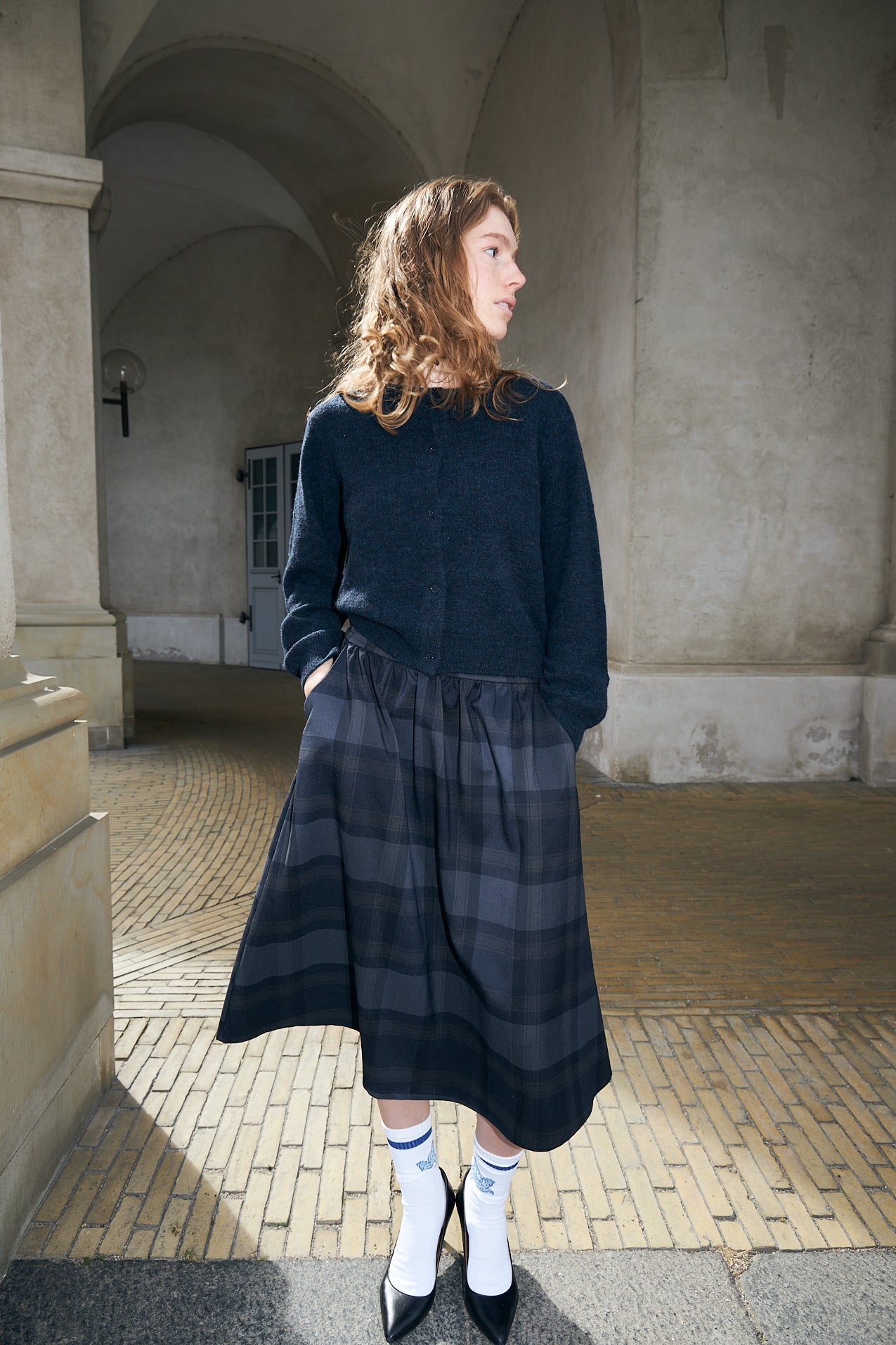 Lollys Laundry RoweLL Strickjacke Cardigan Navy
