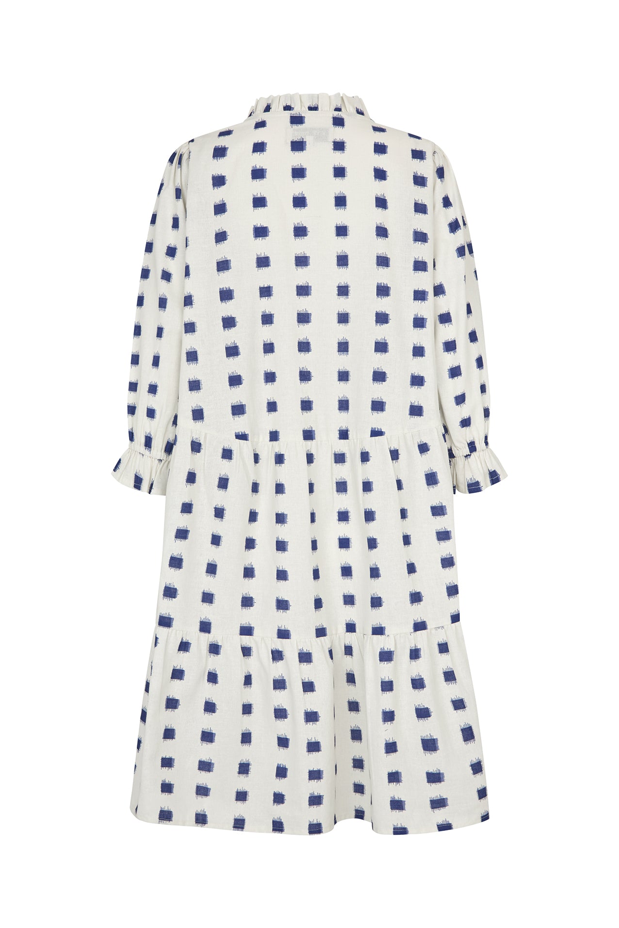 Lollys Laundry SabineLL kurzes Kleid Dress 02 02 Creme