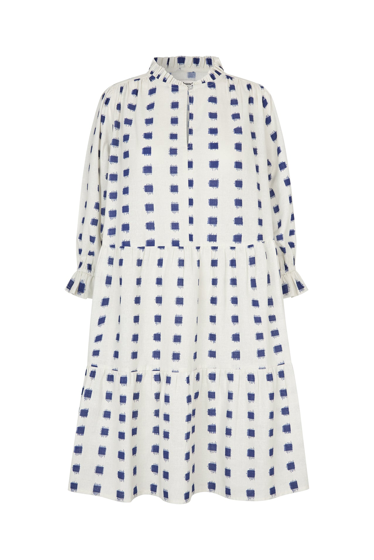 Lollys Laundry SabineLL kurzes Kleid Dress 02 02 Creme