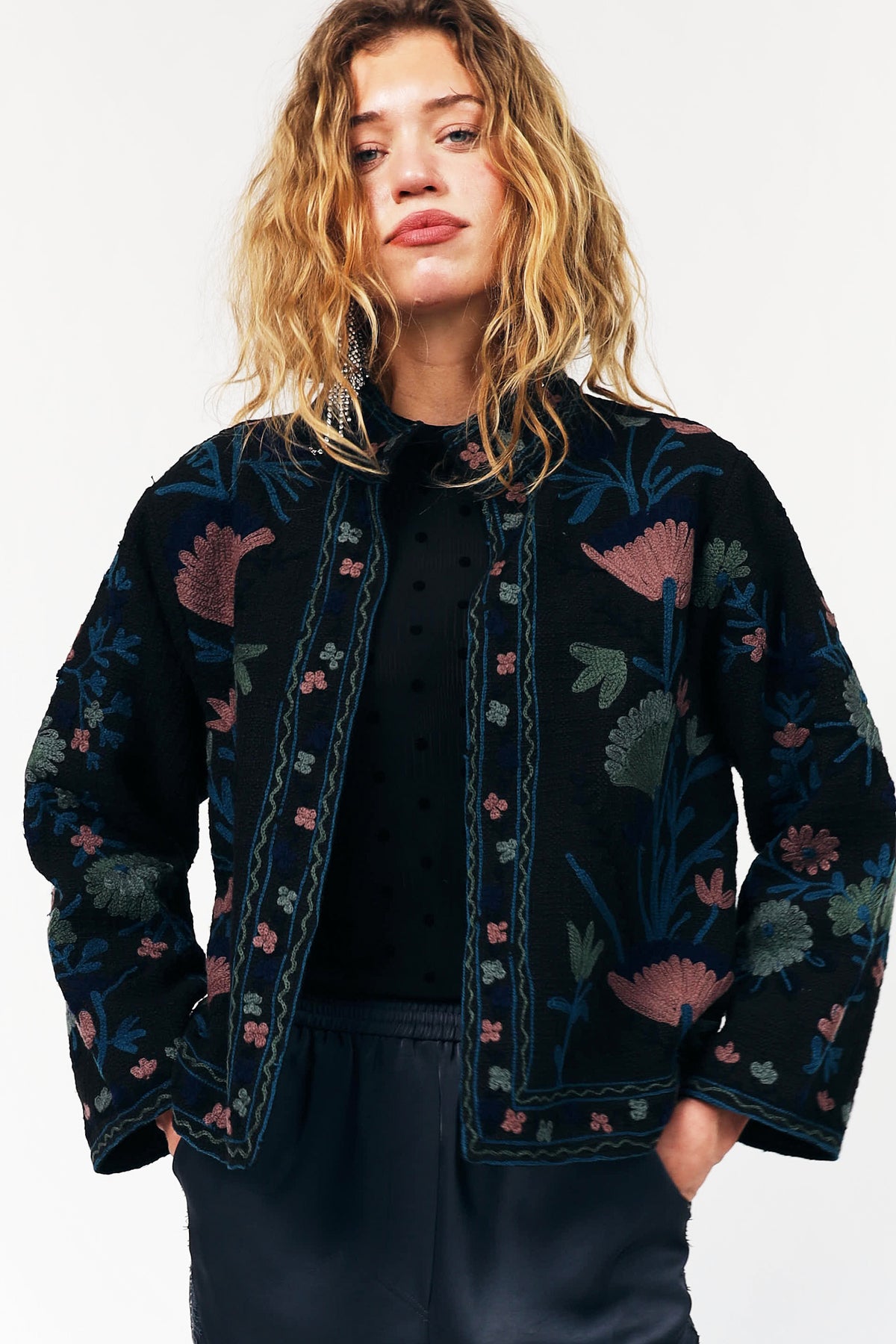 Lollys Laundry SadieLL Jacke Jacket Verblasstes Schwarz