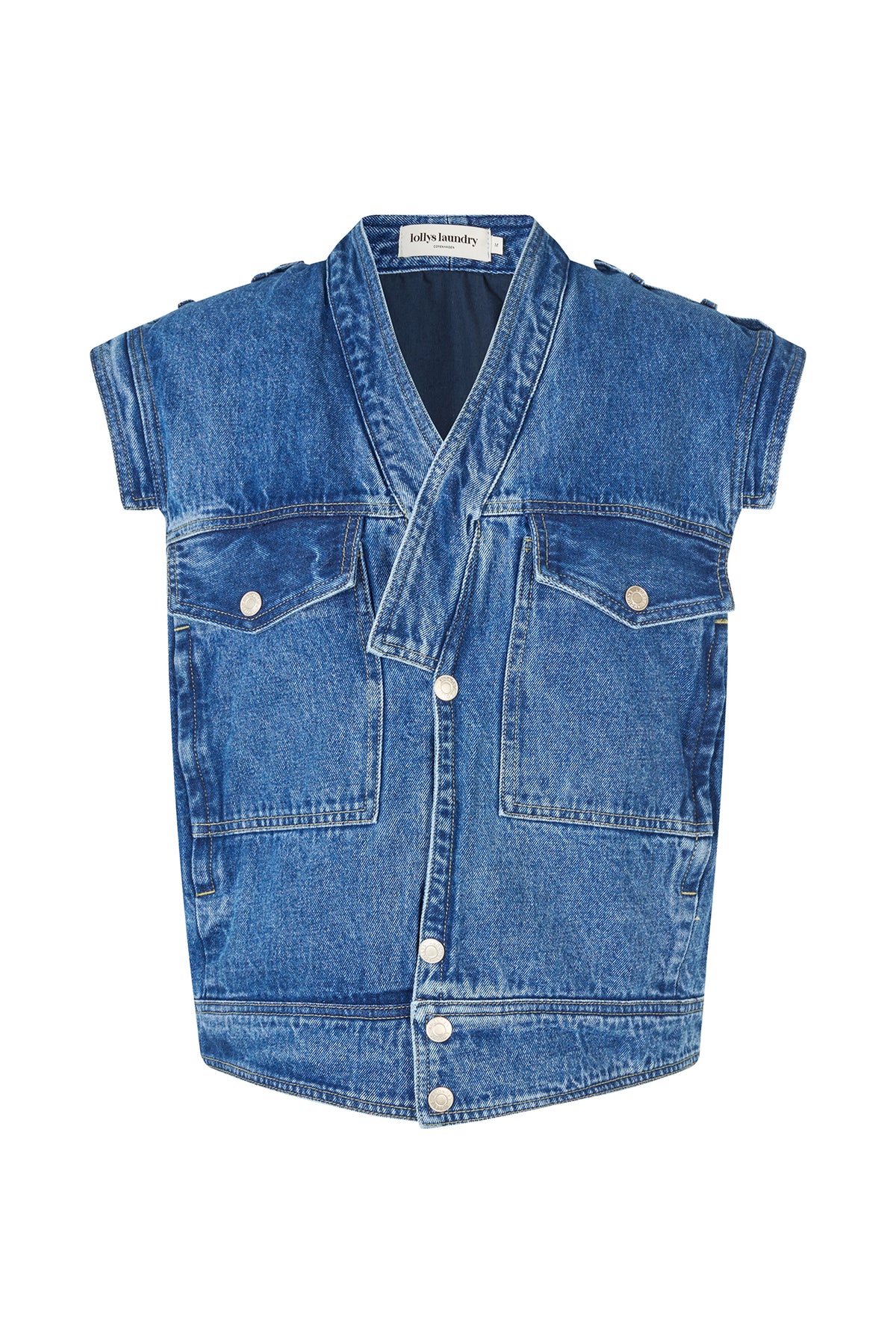 Lollys Laundry SamLL Weste Vest Blau