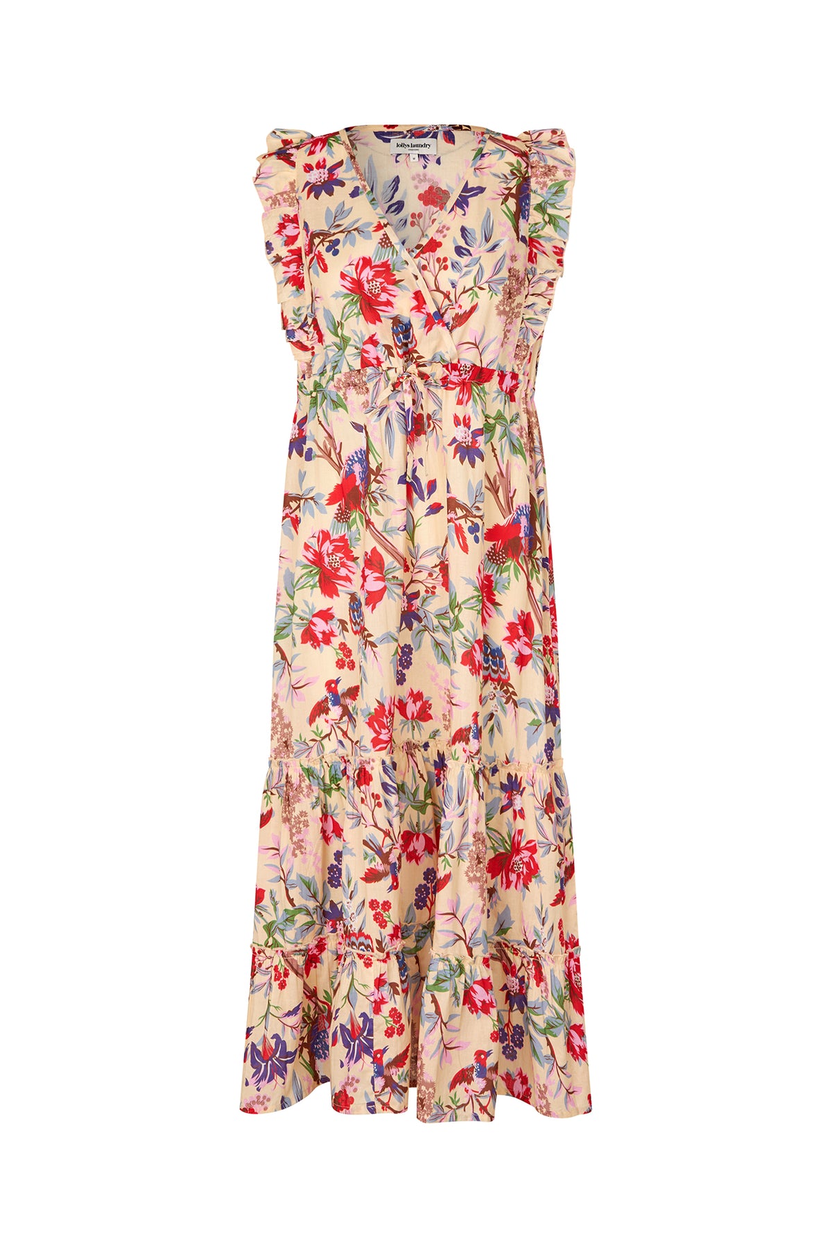 Lollys Laundry SamoLL Midi Kleid Dress Blumenmuster